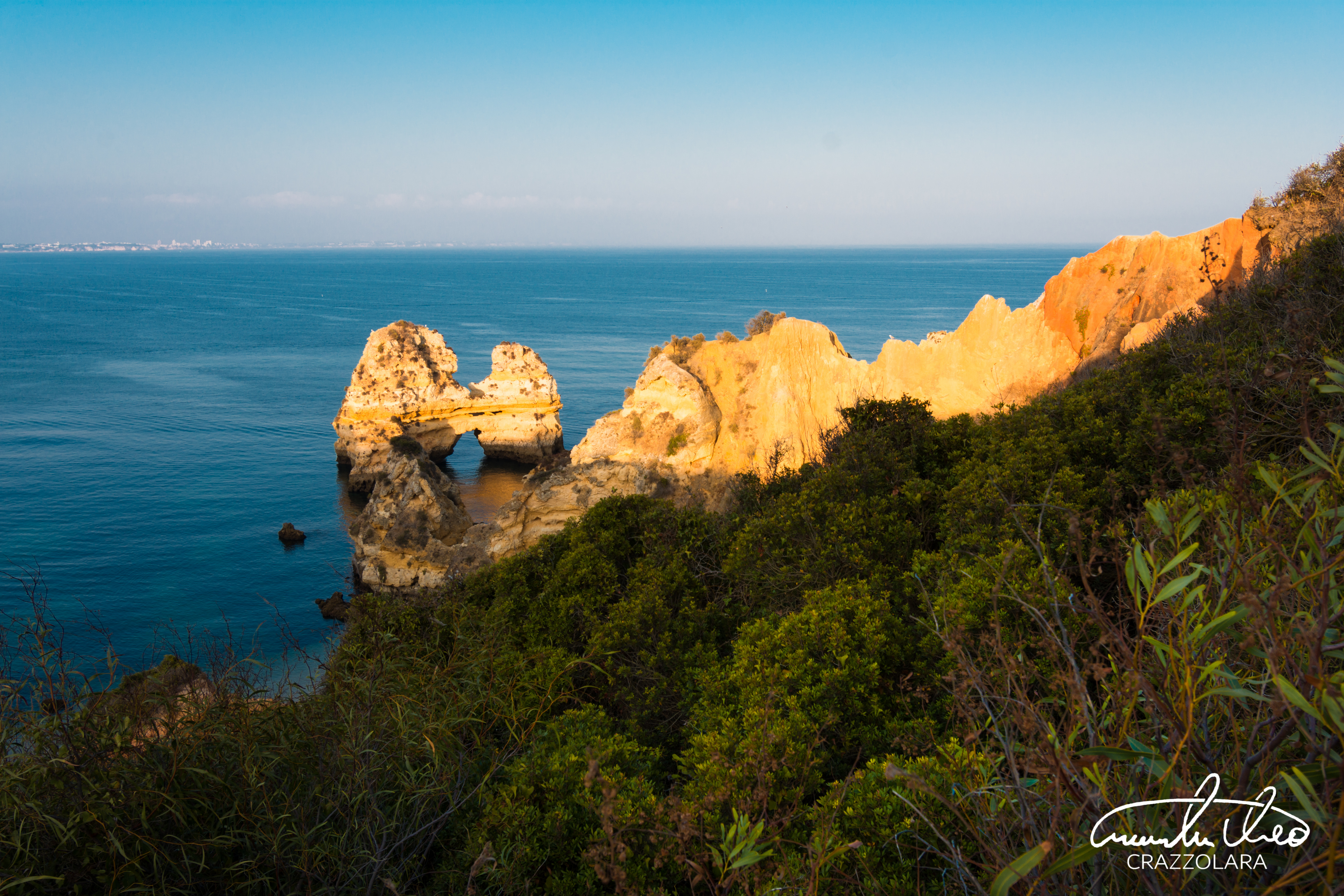 rocks, nature, sea, horizon, coast Panoramic Wallpaper