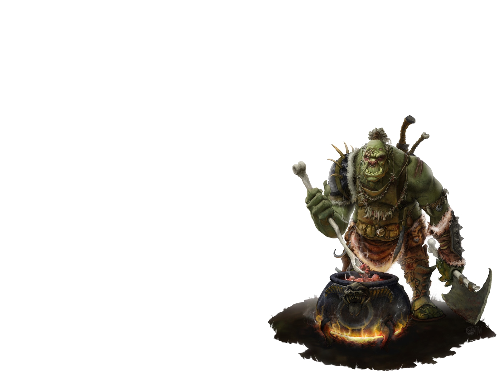 Laden Sie das Ork, Fantasie-Bild kostenlos auf Ihren PC-Desktop herunter