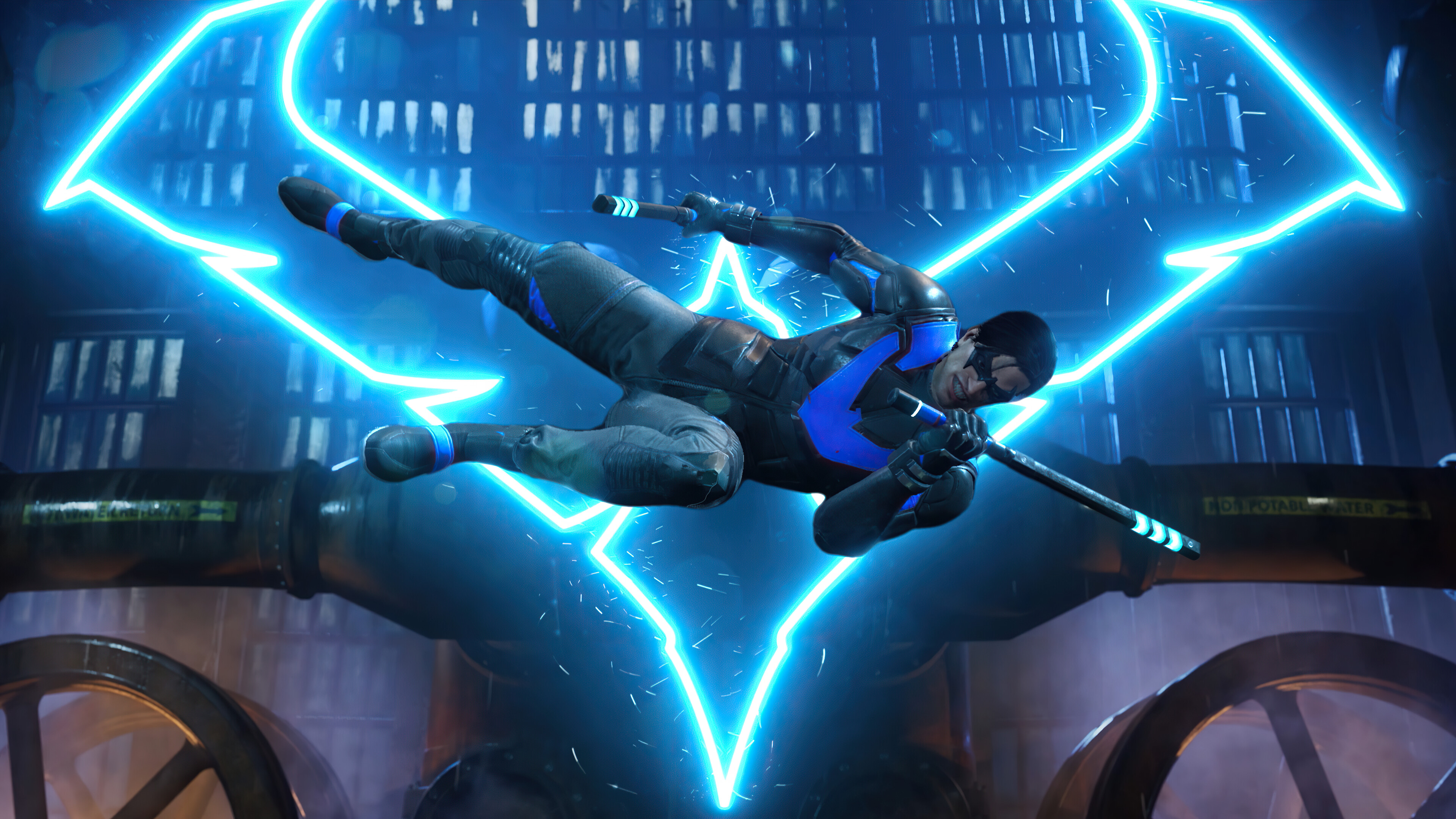 Download mobile wallpaper Video Game, Dc Comics, Nightwing, Dick Grayson, Gotham Knights for free.