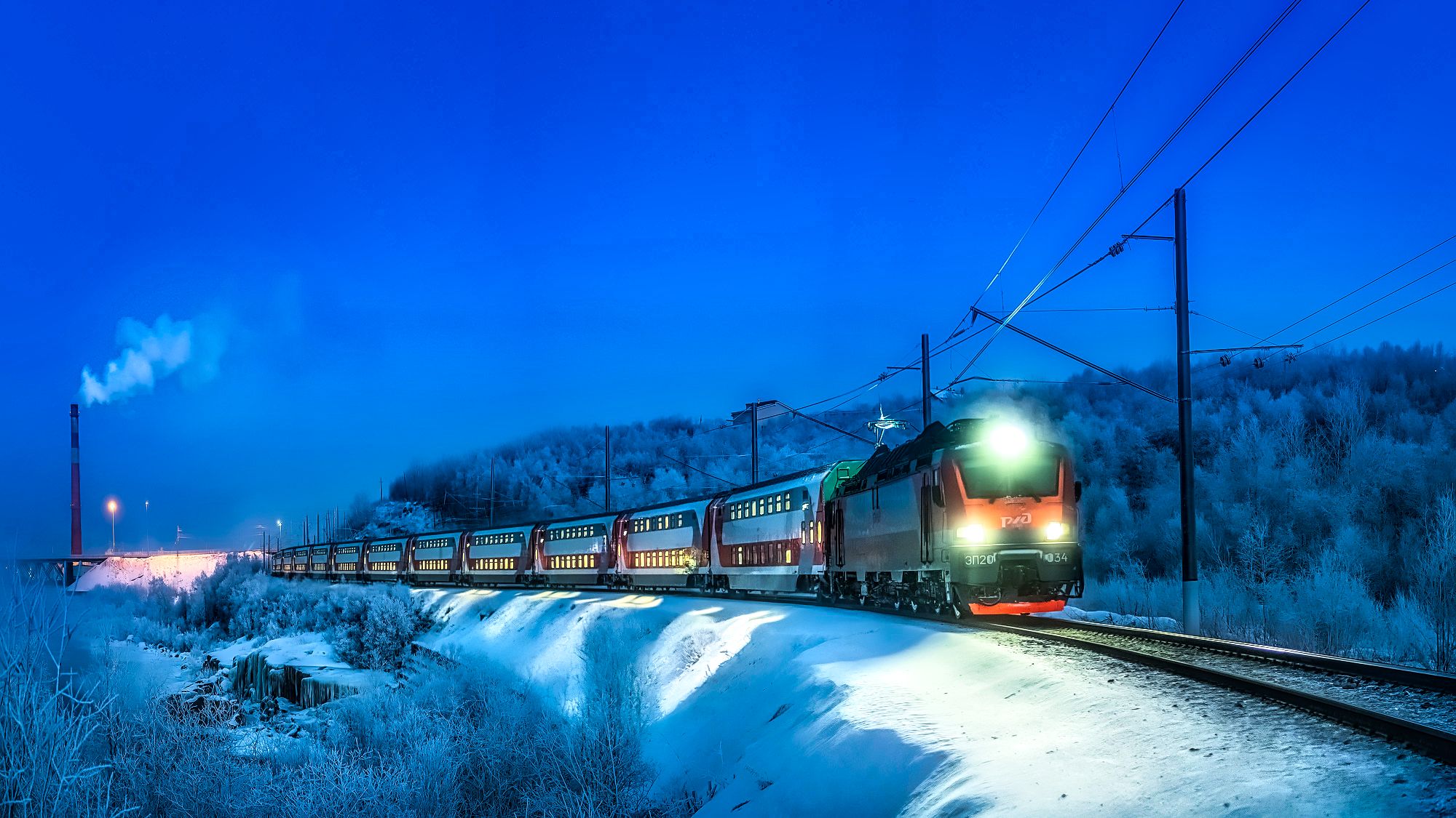 Télécharger des fonds d'écran Train De Voyageurs HD