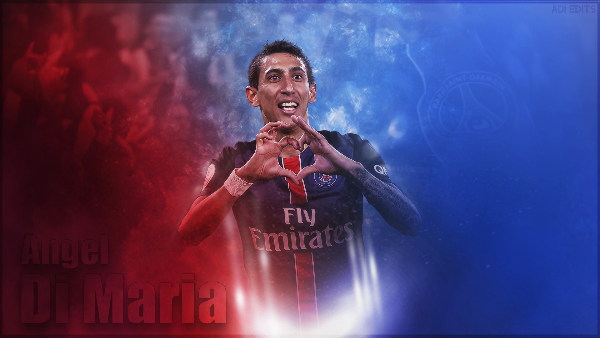 Free download wallpaper Sports, Soccer, Paris Saint Germain F C, Ángel Di María on your PC desktop