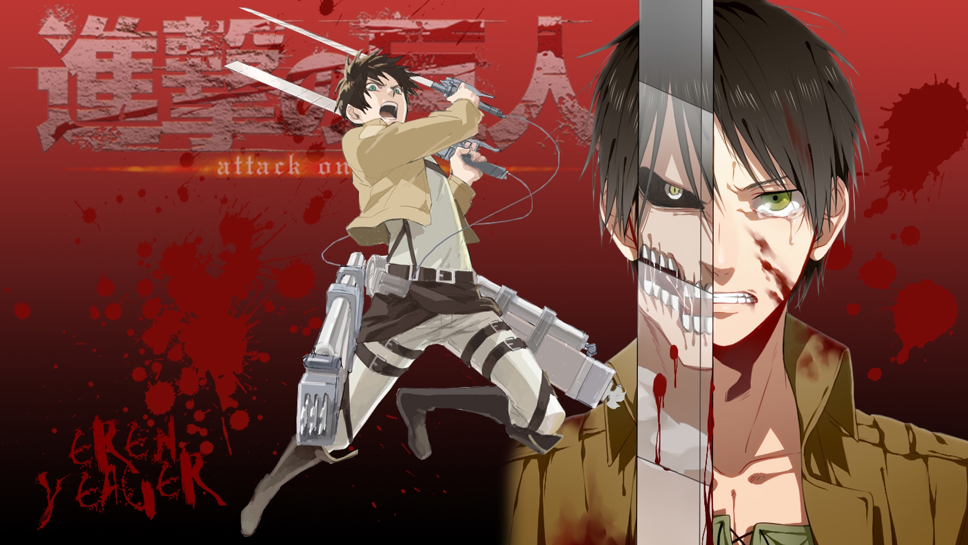 Download mobile wallpaper Anime, Eren Yeager, Shingeki No Kyojin, Attack On Titan for free.