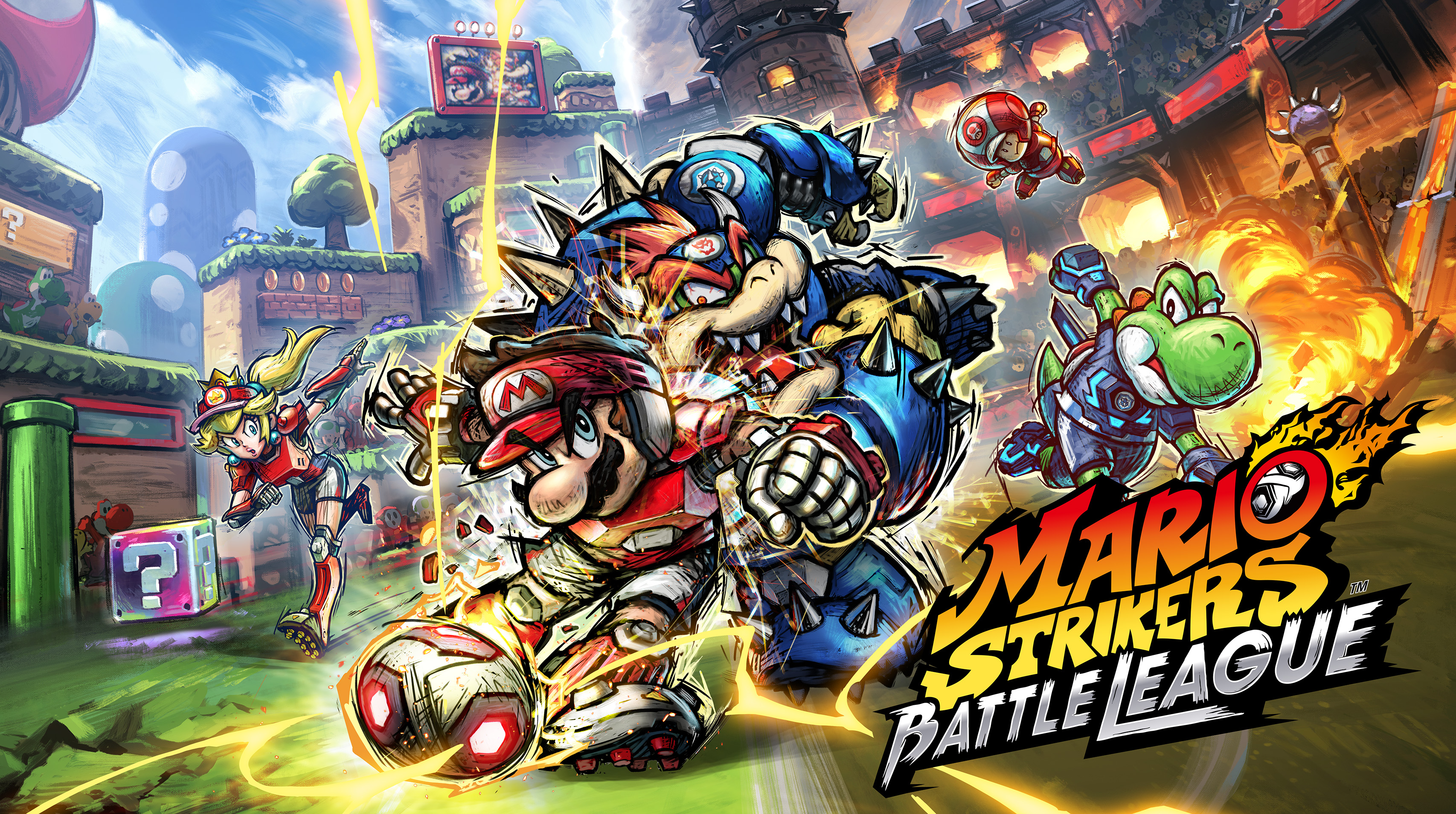 Meilleurs fonds d'écran Mario Strikers: Battle League pour l'écran du téléphone