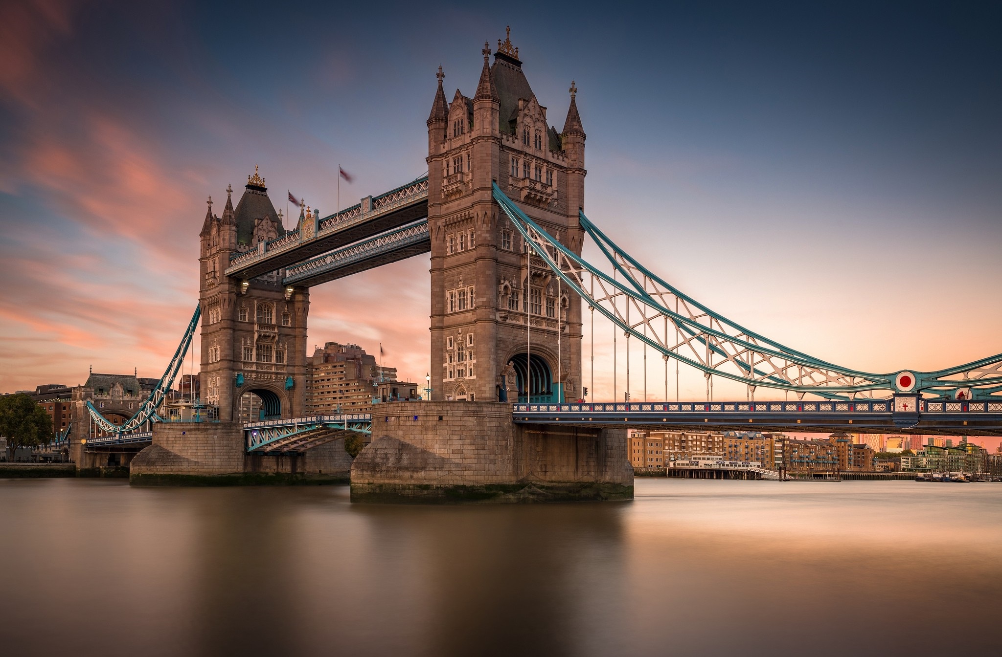 Скачать обои бесплатно Мосты, Лондон, Тауэрский Мост, Сделано Человеком картинка на рабочий стол ПК