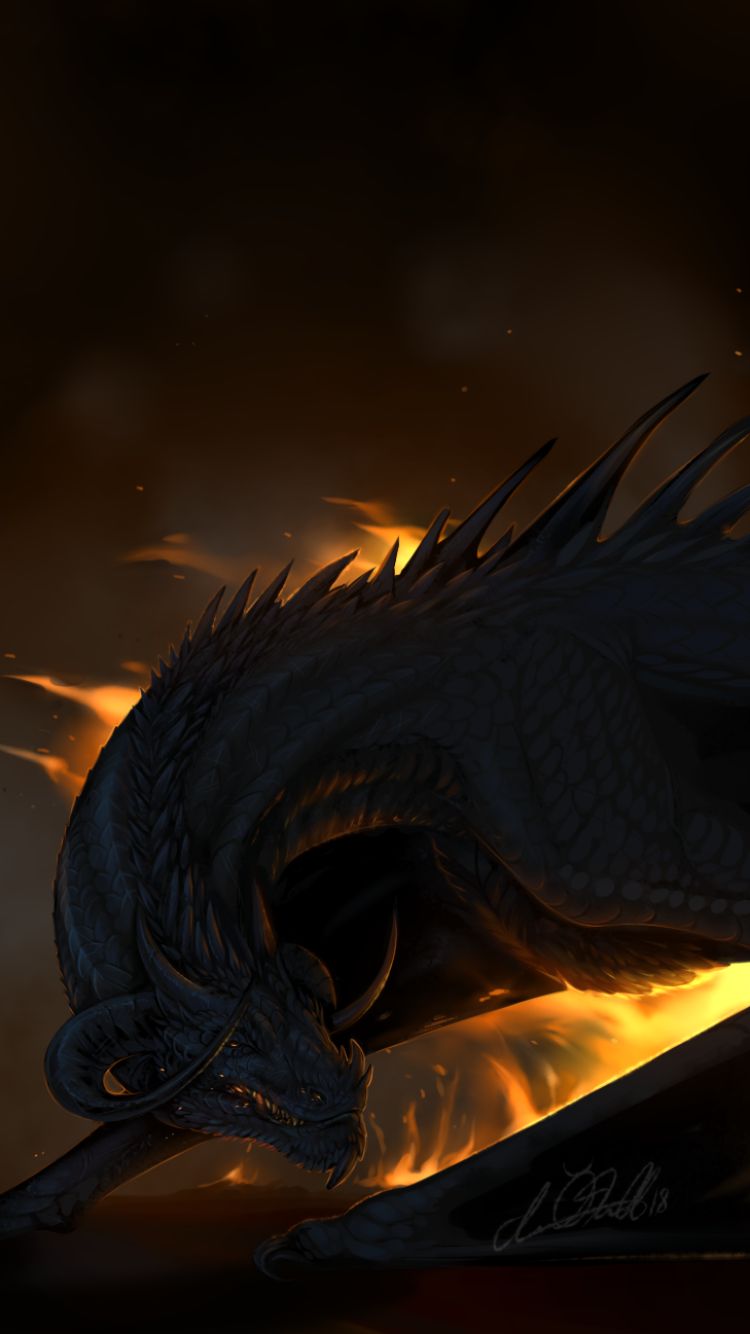 Download mobile wallpaper Fantasy, Dragon for free.