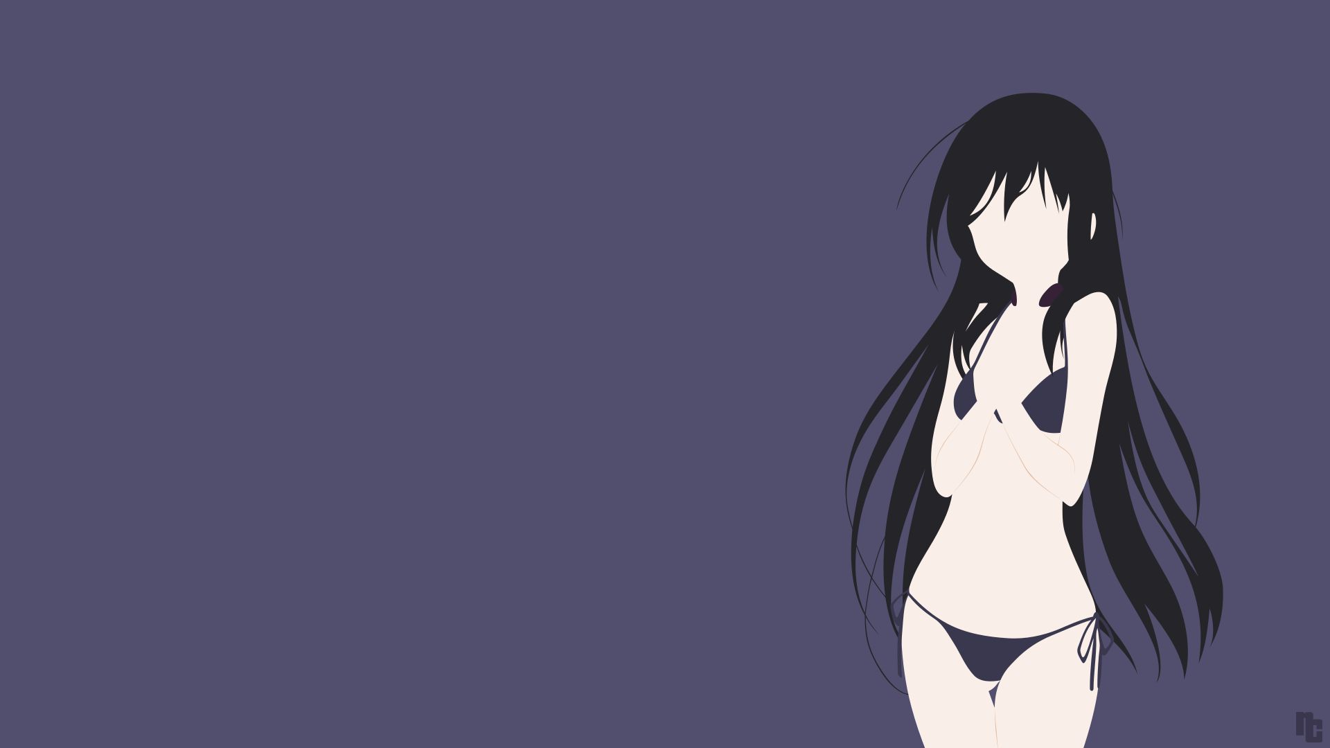 Free download wallpaper Anime, Minimalist, Bikini, Kuroyukihime (Accel World), Accel World on your PC desktop
