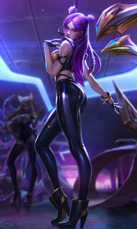 Download mobile wallpaper League Of Legends, Video Game, Kai'sa (League Of Legends), K/da for free.