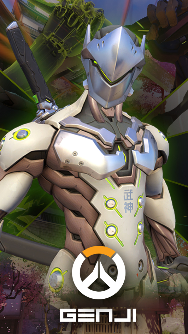 Handy-Wallpaper Overwatch, Computerspiele, Genji (Overwatch) kostenlos herunterladen.