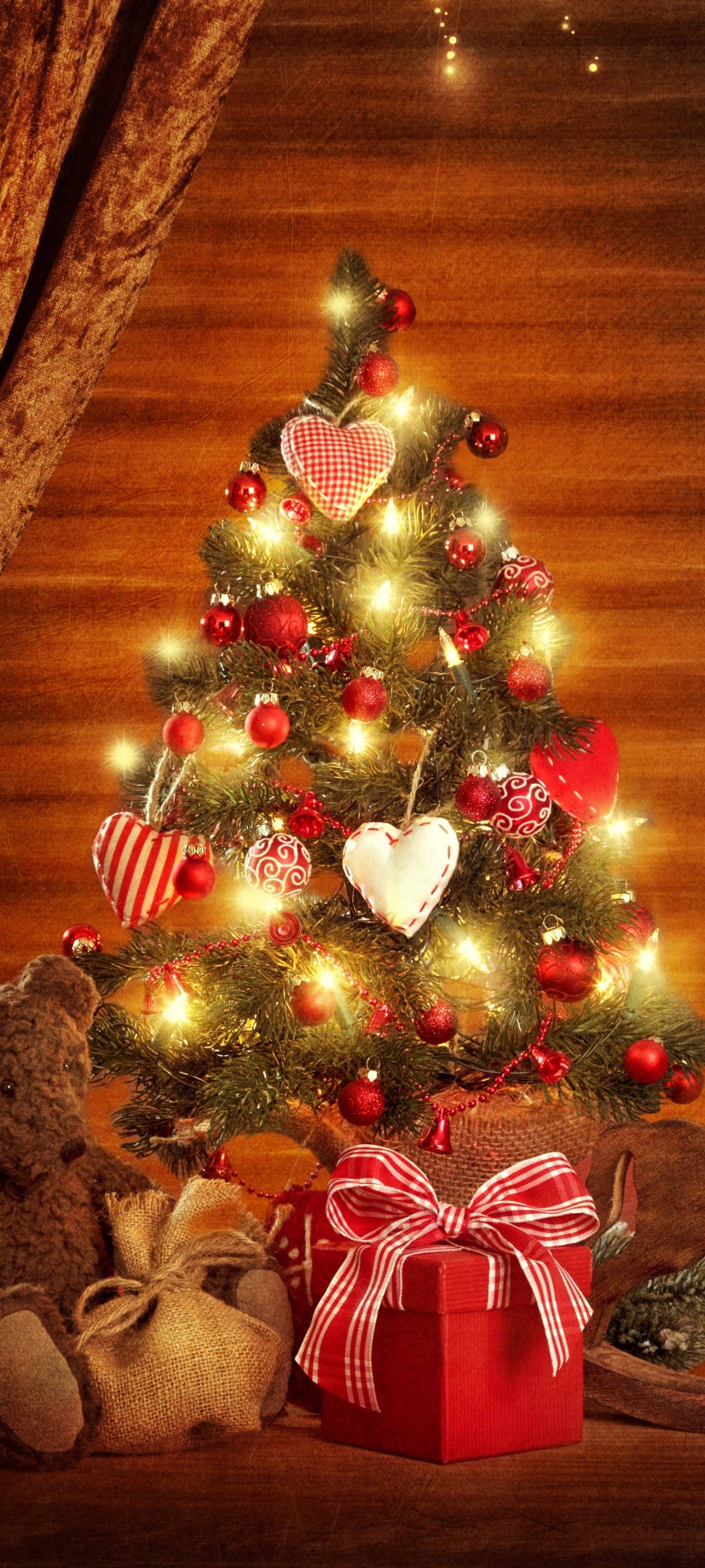 無料モバイル壁紙装飾, クリスマス, 贈り物, クリスマスツリー, クリスマスオーナメント, ホリデーをダウンロードします。