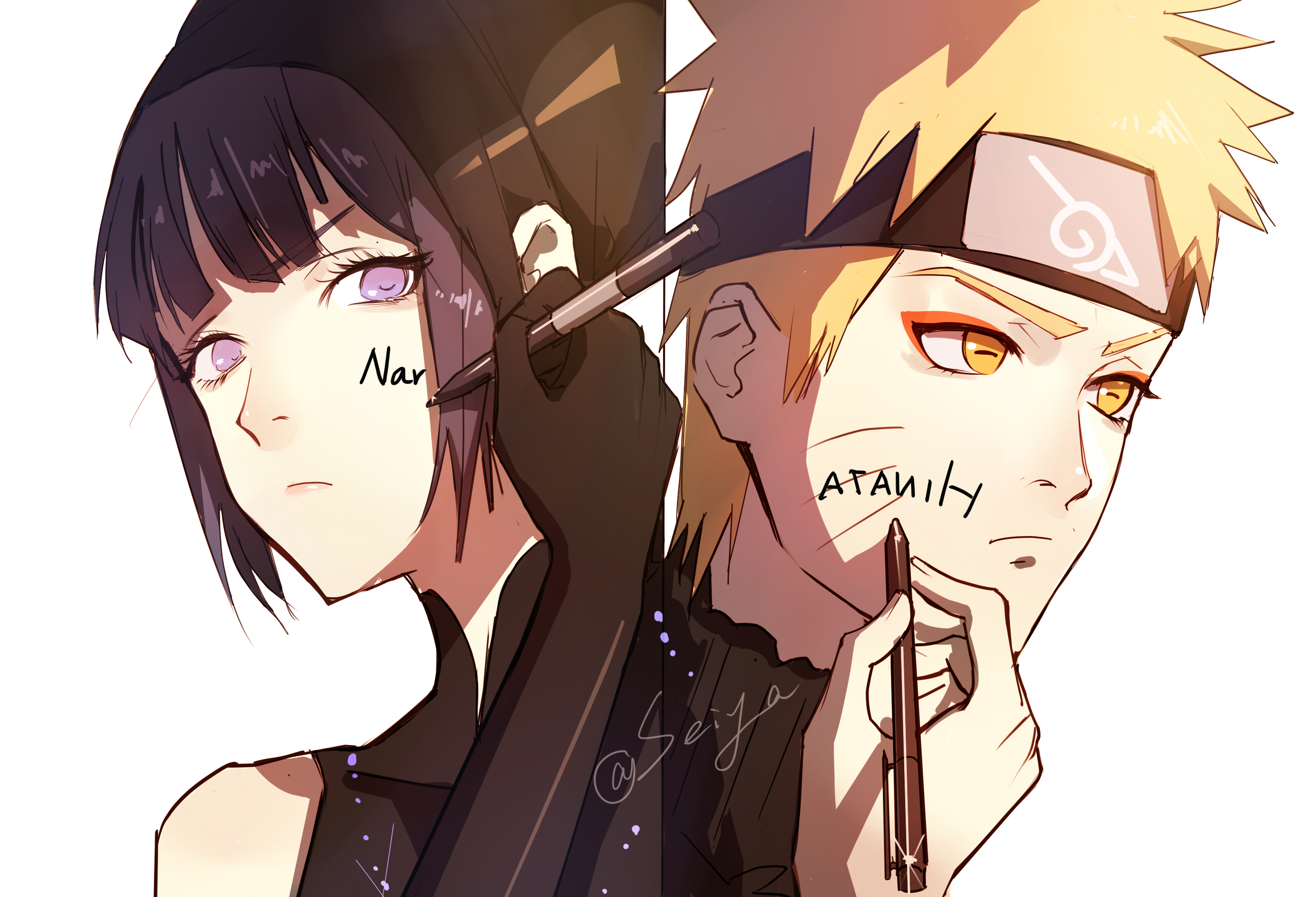 Baixar papel de parede para celular de Anime, Naruto, Hinata Hyuuga, Naruto Uzumaki gratuito.