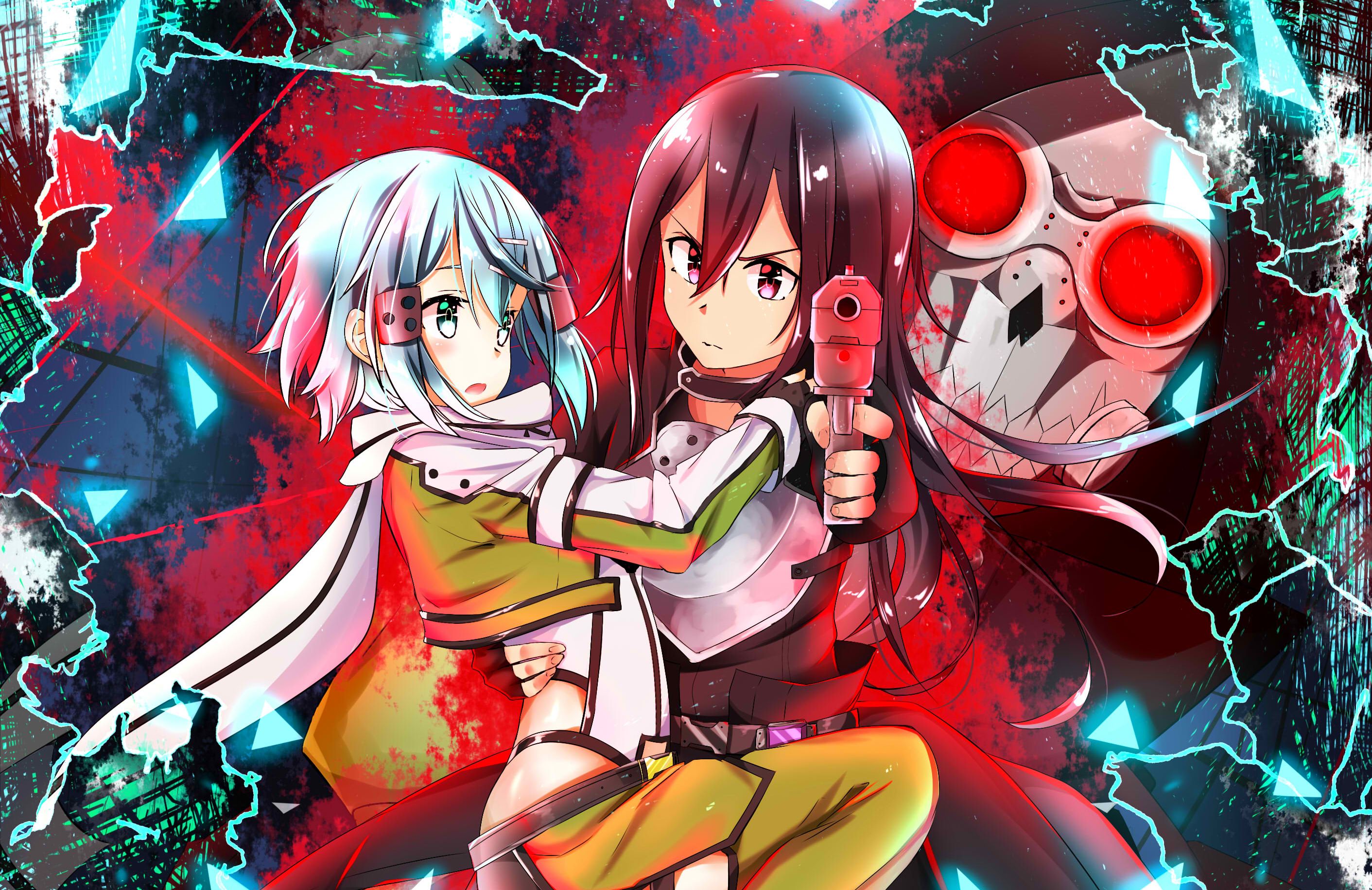 Baixe gratuitamente a imagem Anime, Sword Art Online, Kirito (Sword Art Online), Kazuto Kirigaya, Sword Art Online Ii, Sinon (Sword Art Online), Shino Asada na área de trabalho do seu PC