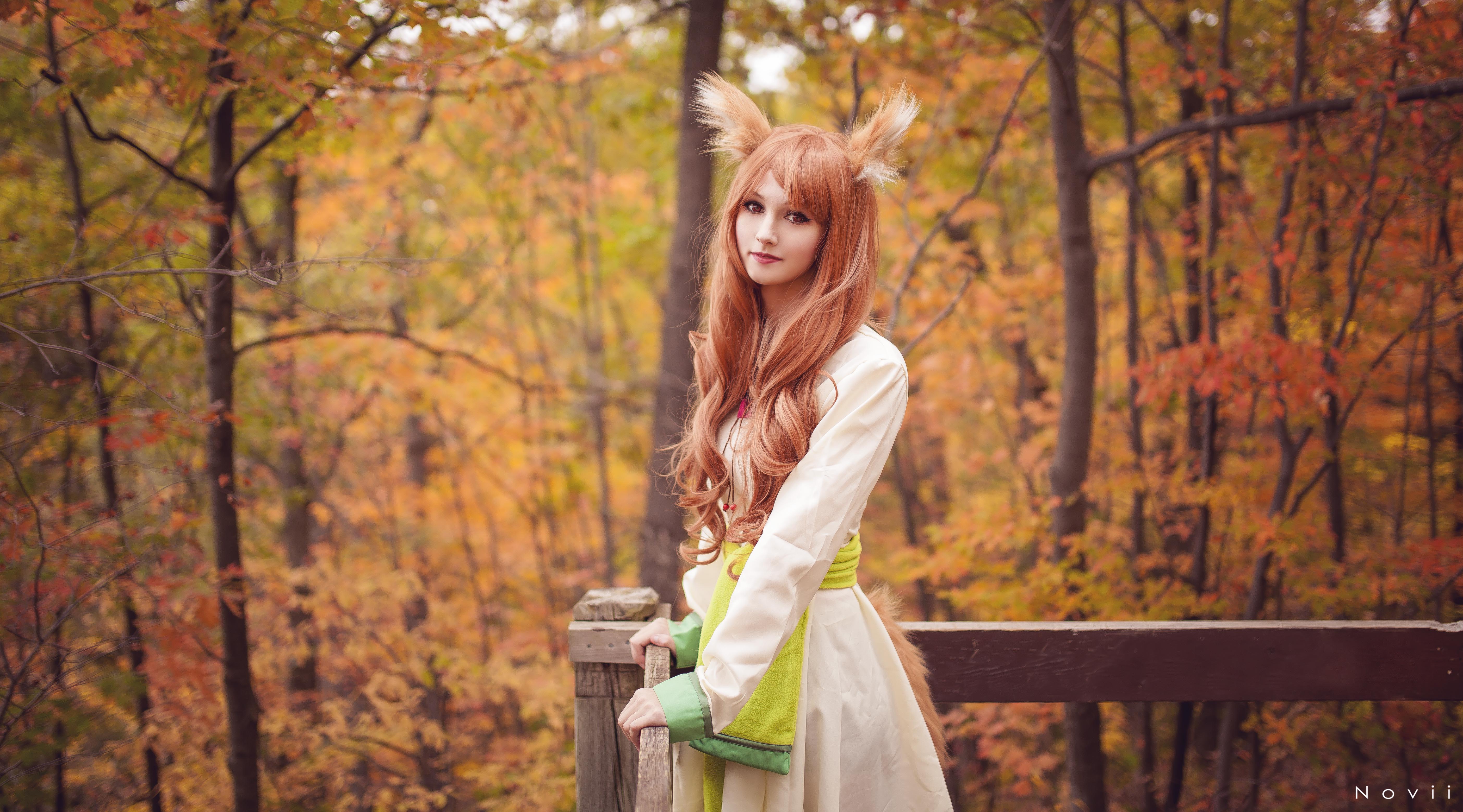women, cosplay, holo (spice & wolf), spice and wolf