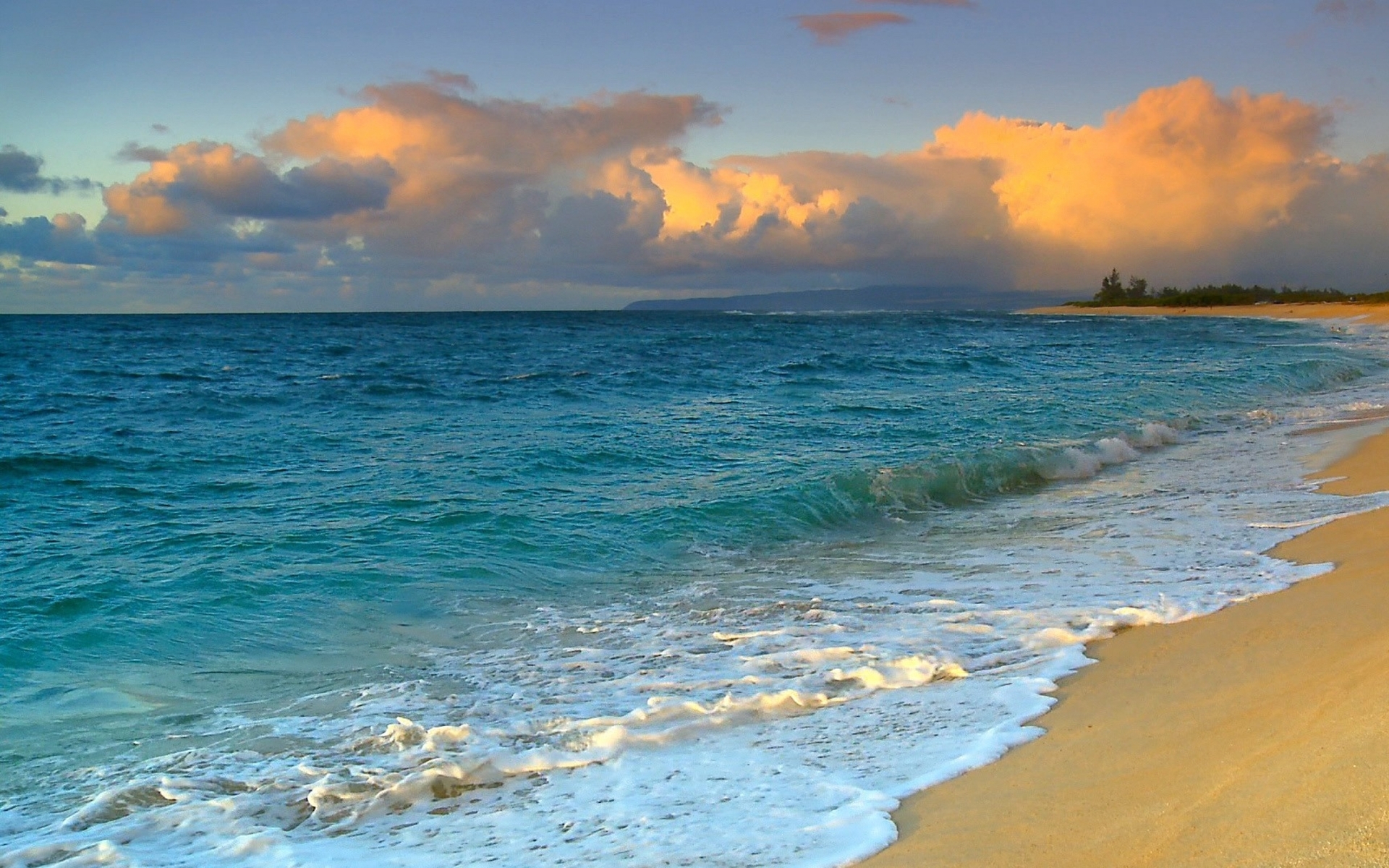 Handy-Wallpaper Strand, Ozean, Wolke, Hawaii, Fotografie kostenlos herunterladen.