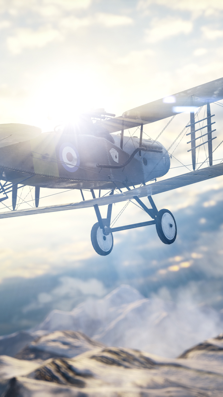 Handy-Wallpaper Flugzeuge, Schlachtfeld, Flugzeug, Computerspiele, Battlefield 1 kostenlos herunterladen.