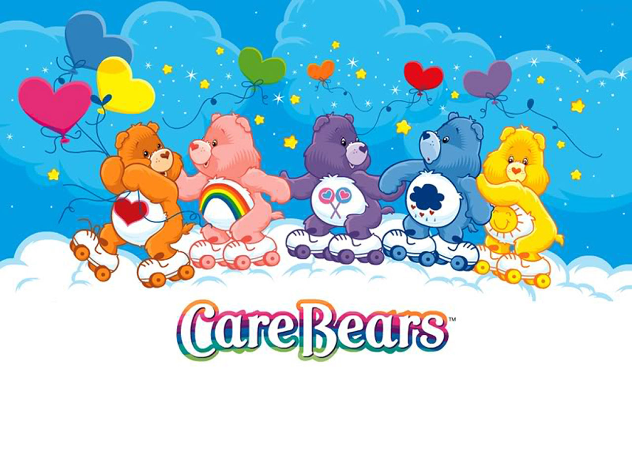 1485731 Hintergrundbild herunterladen fernsehserien, tragen, funshine bear (sorgebären), grumpy bear (care bears), tenderheart bär (care bears), die glücksbärchis - Bildschirmschoner und Bilder kostenlos