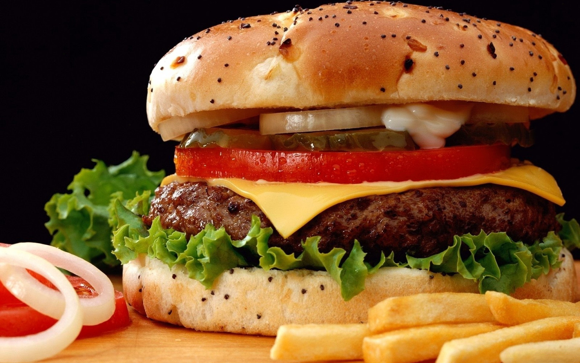 533008 Hintergrundbild herunterladen nahrungsmittel, hamburger - Bildschirmschoner und Bilder kostenlos