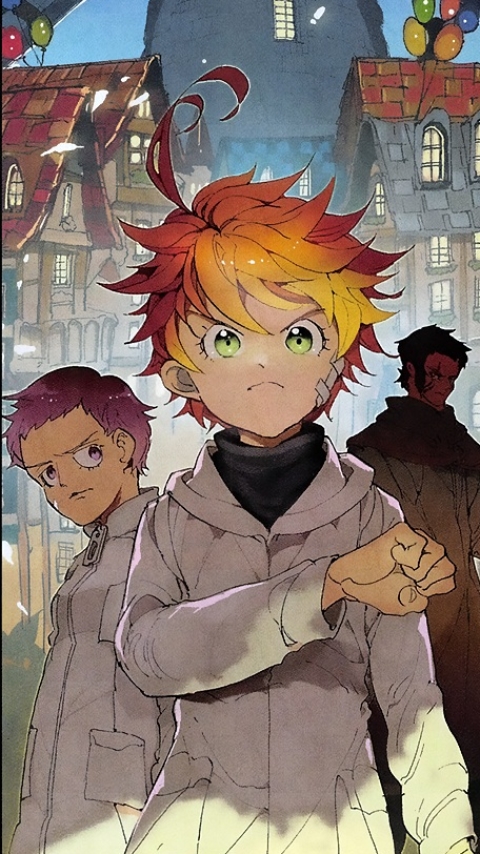 Download mobile wallpaper Anime, The Promised Neverland for free.