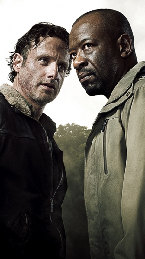 Download mobile wallpaper Tv Show, The Walking Dead, Rick Grimes, Cast for free.