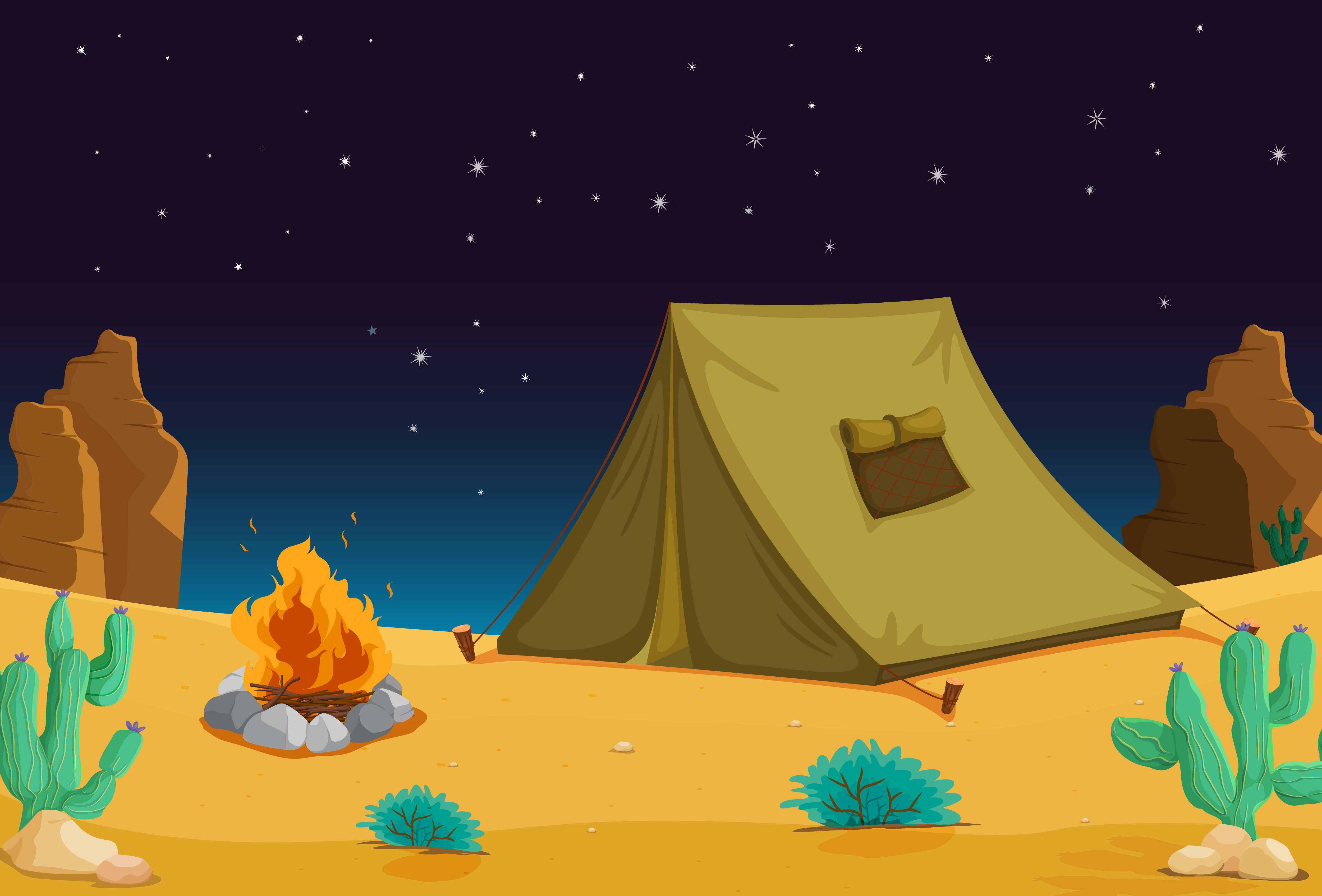 Laden Sie das Camping, Künstlerisch-Bild kostenlos auf Ihren PC-Desktop herunter
