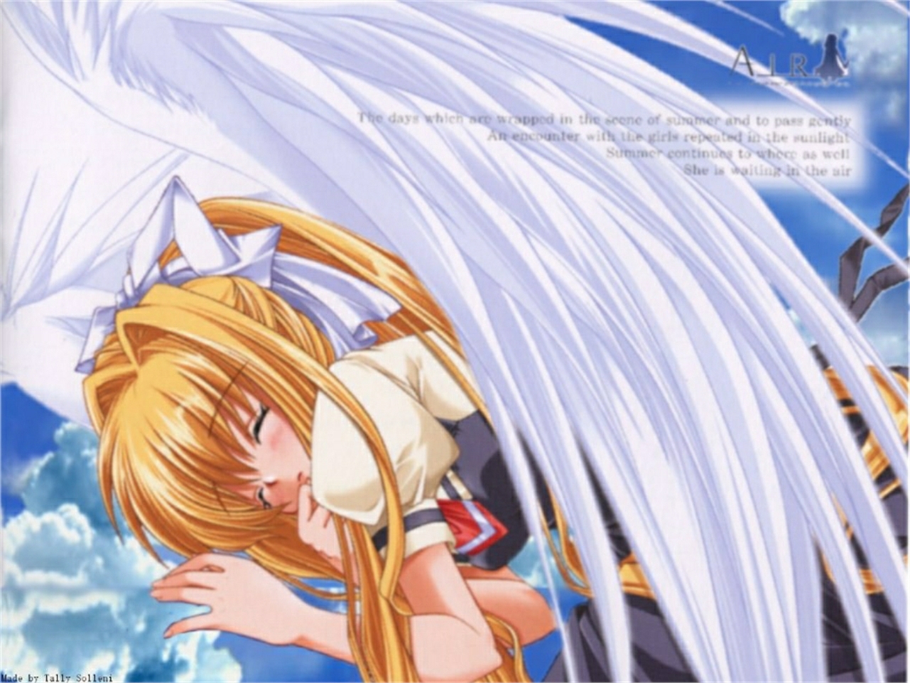 Free download wallpaper Anime, Air, Misuzu Kamio on your PC desktop