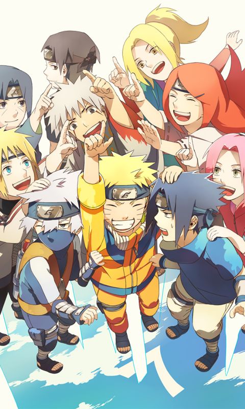Handy-Wallpaper Naruto, Animes, Sasuke Uchiha, Itachi Uchiha, Sakura Haruno, Minato Namikaze, Naruto Uzumaki, Kakashi Hatake, Jiraiya (Naruto) kostenlos herunterladen.