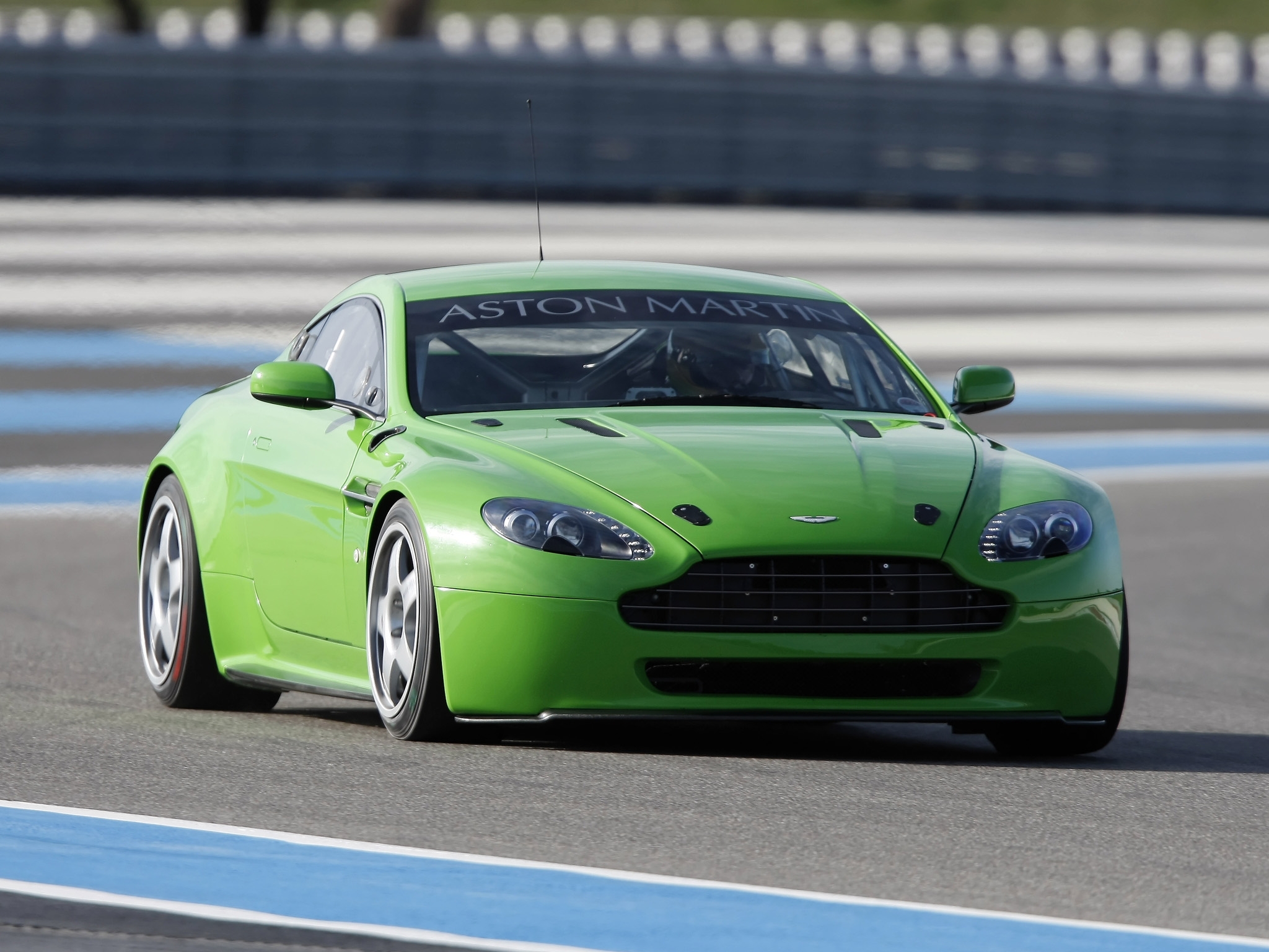 auto, aston martin, cars, green, front view, 2007, v8, vantage High Definition image