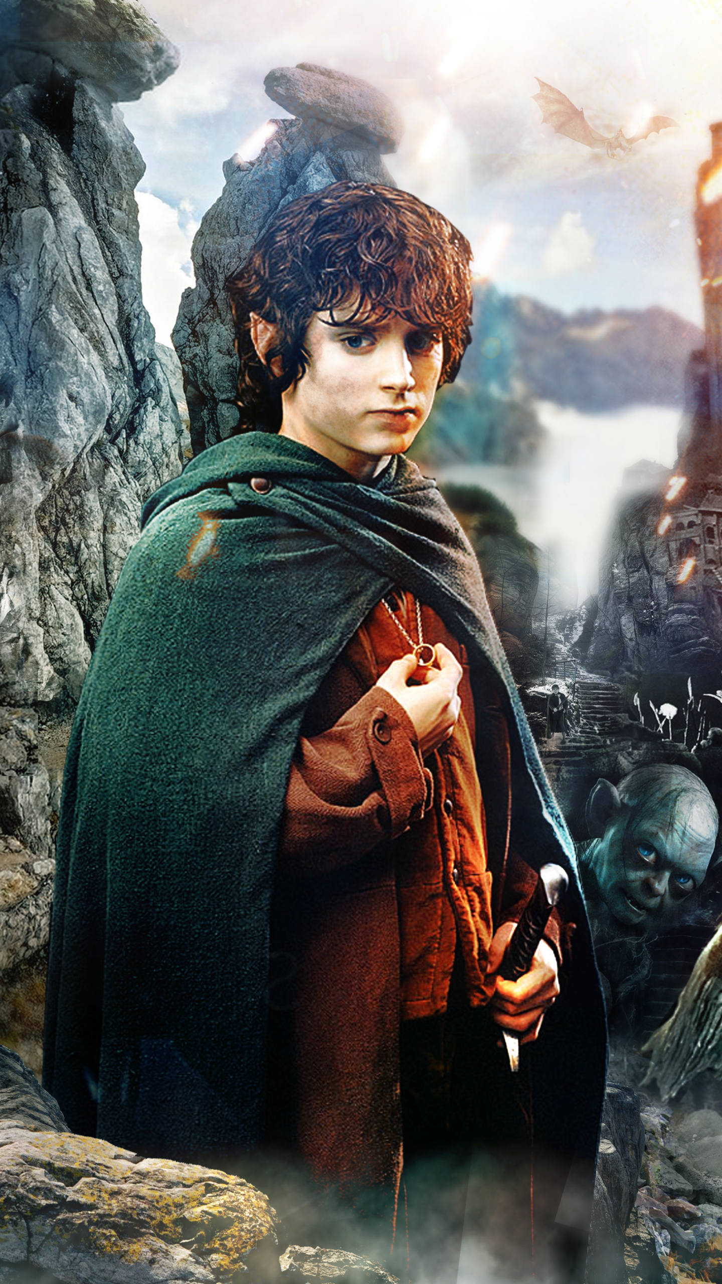 Laden Sie das Der Herr Der Ringe, Filme, Frodo Beutlin-Bild kostenlos auf Ihren PC-Desktop herunter