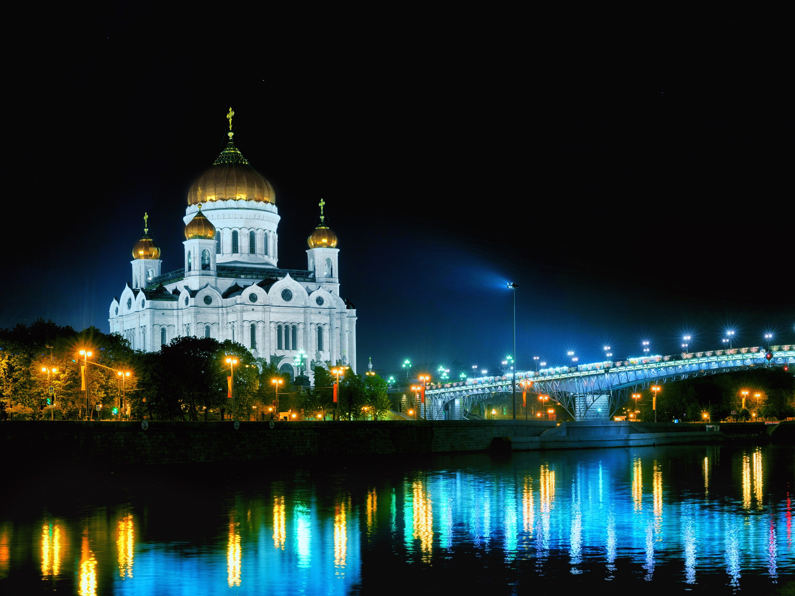Téléchargez des papiers peints mobile Cathédrale Du Christ Sauveur De Moscou, Cathédrales, Religieux gratuitement.