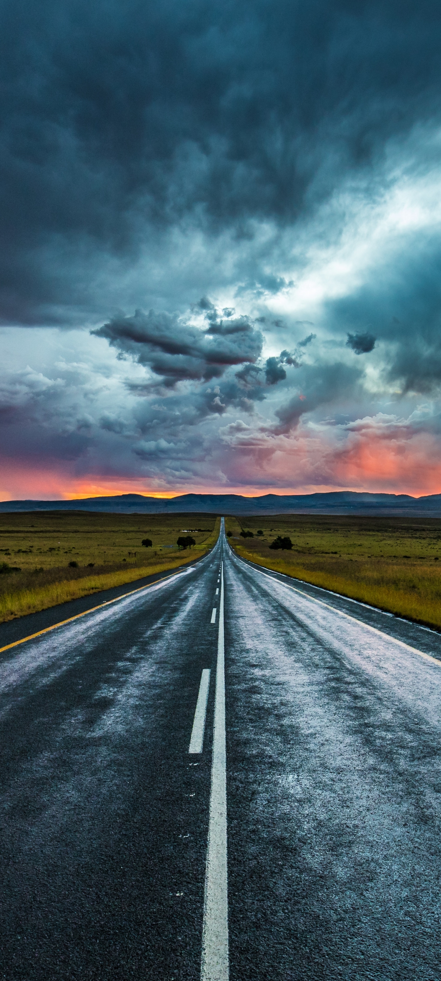 Handy-Wallpaper Landschaft, Natur, Straße, Wolke, Menschengemacht kostenlos herunterladen.