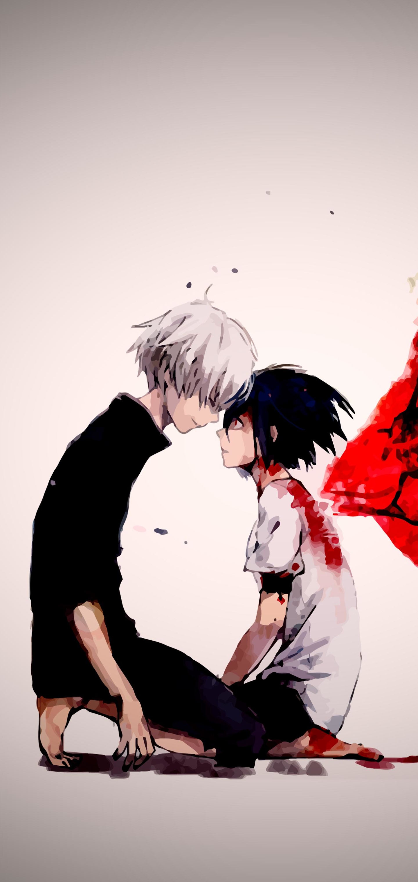 Téléchargez des papiers peints mobile Animé, Ken Kaneki, Tokyo Ghoul, Touka Kirishima gratuitement.