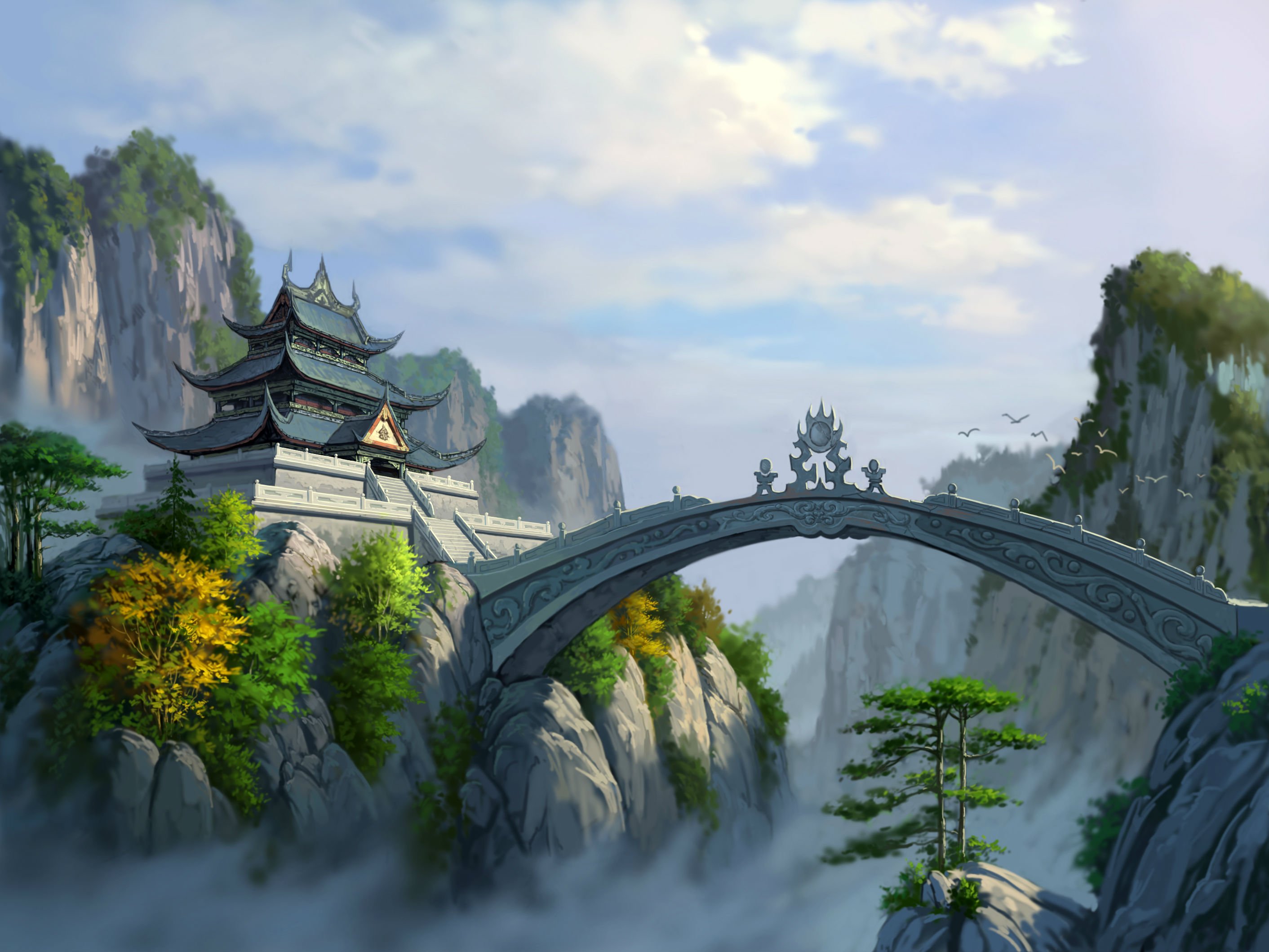 Handy-Wallpaper Fantasie, Computerspiele, Jade Dynastie kostenlos herunterladen.