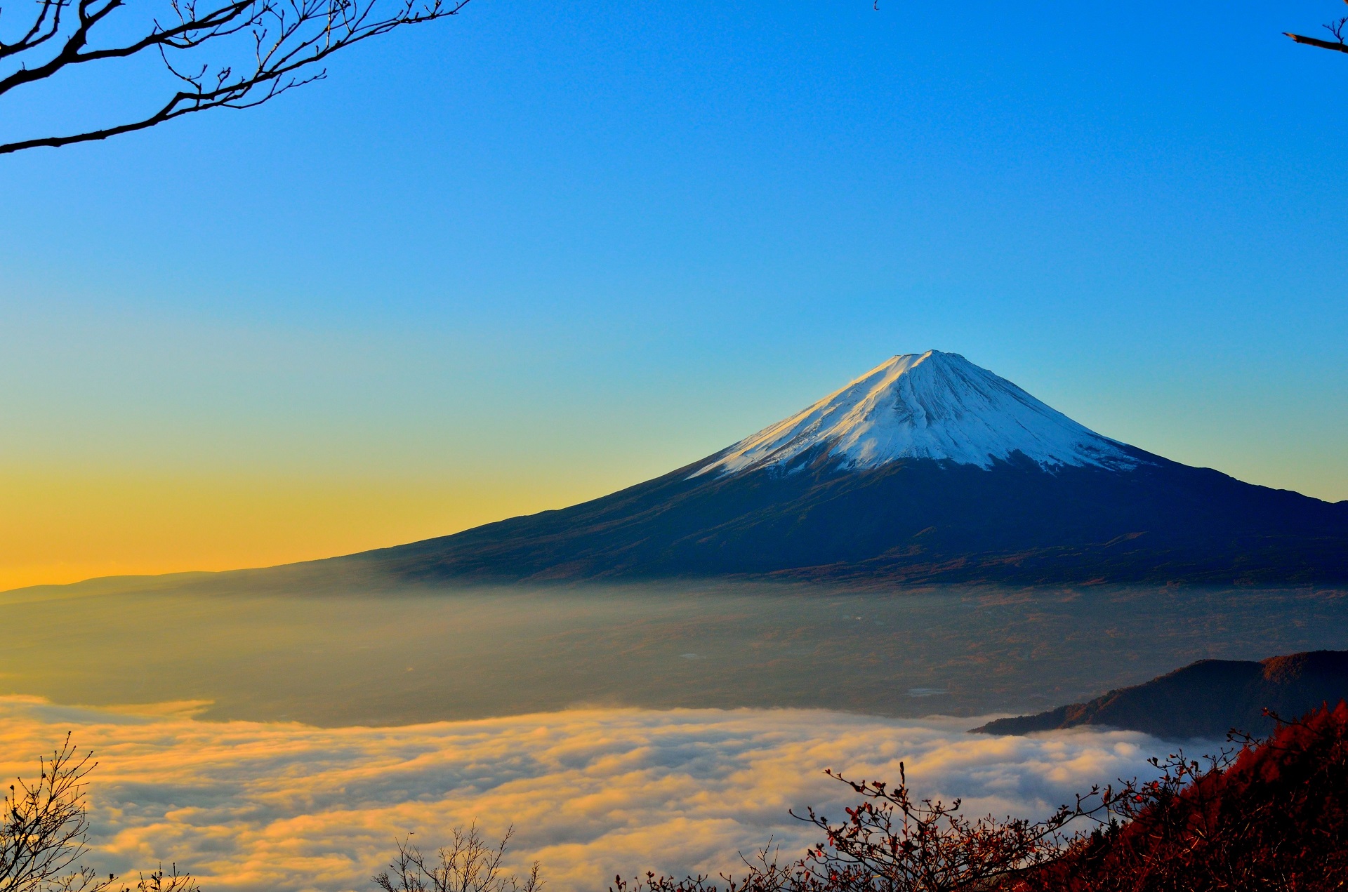 無料モバイル壁紙山, 地球, 日本, 富士山をダウンロードします。