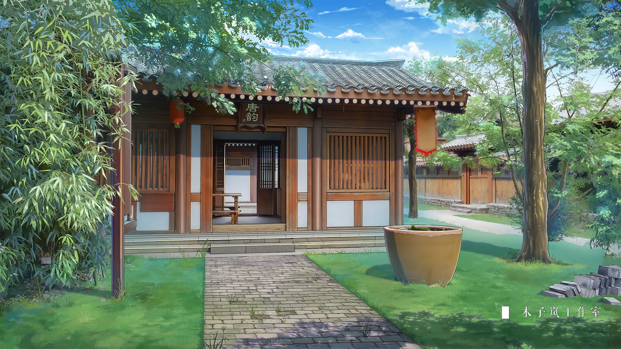 Download mobile wallpaper Anime, House for free.