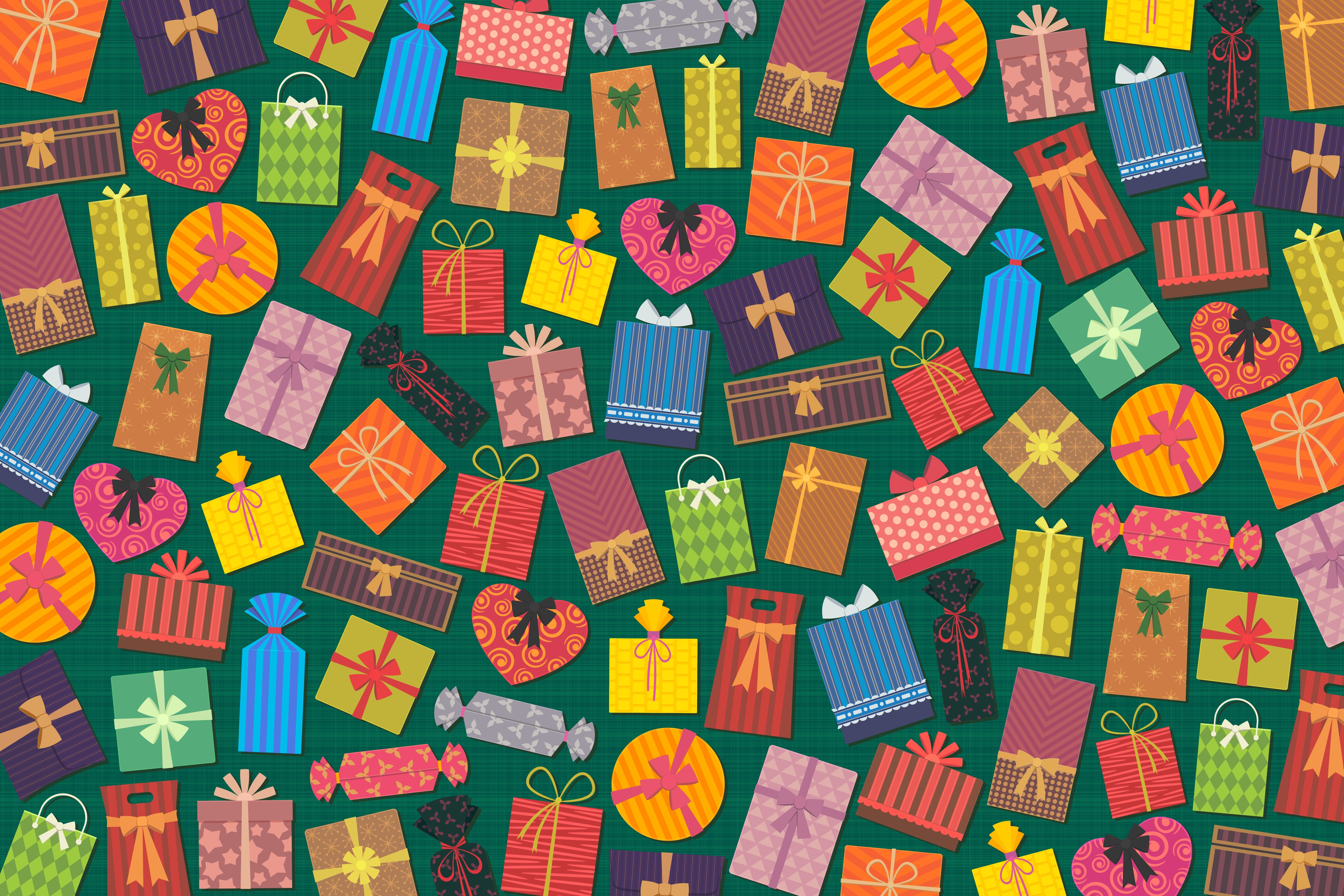 1920x1080 Background texture, textures, colorful, colourful, presents, gifts