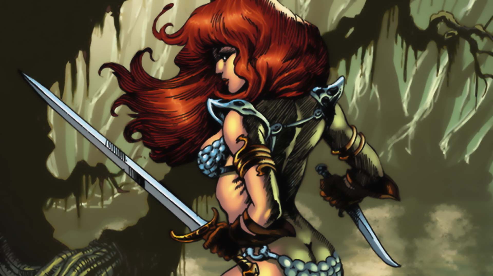 Handy-Wallpaper Comics, Red Sonja kostenlos herunterladen.