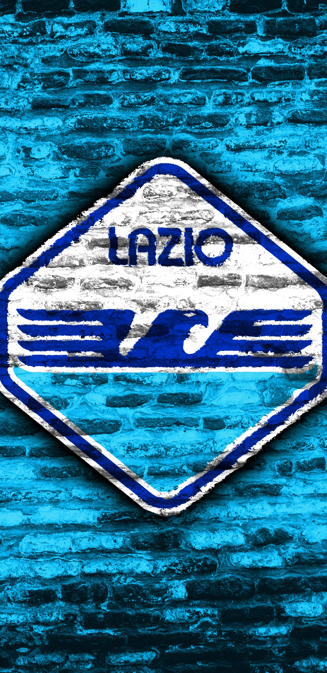 Handy-Wallpaper Sport, Fußball, Logo, Lazio Rom kostenlos herunterladen.