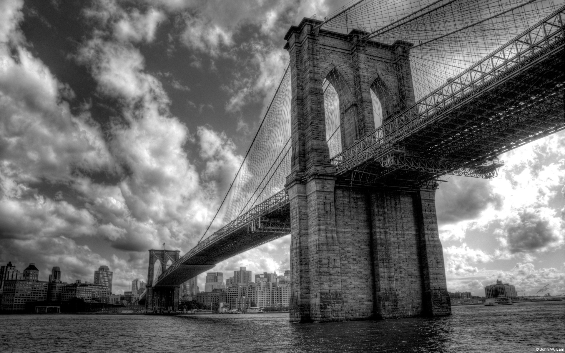 Descarga gratuita de fondo de pantalla para móvil de Puente De Brooklyn, Puentes, Nueva York, Hecho Por El Hombre.