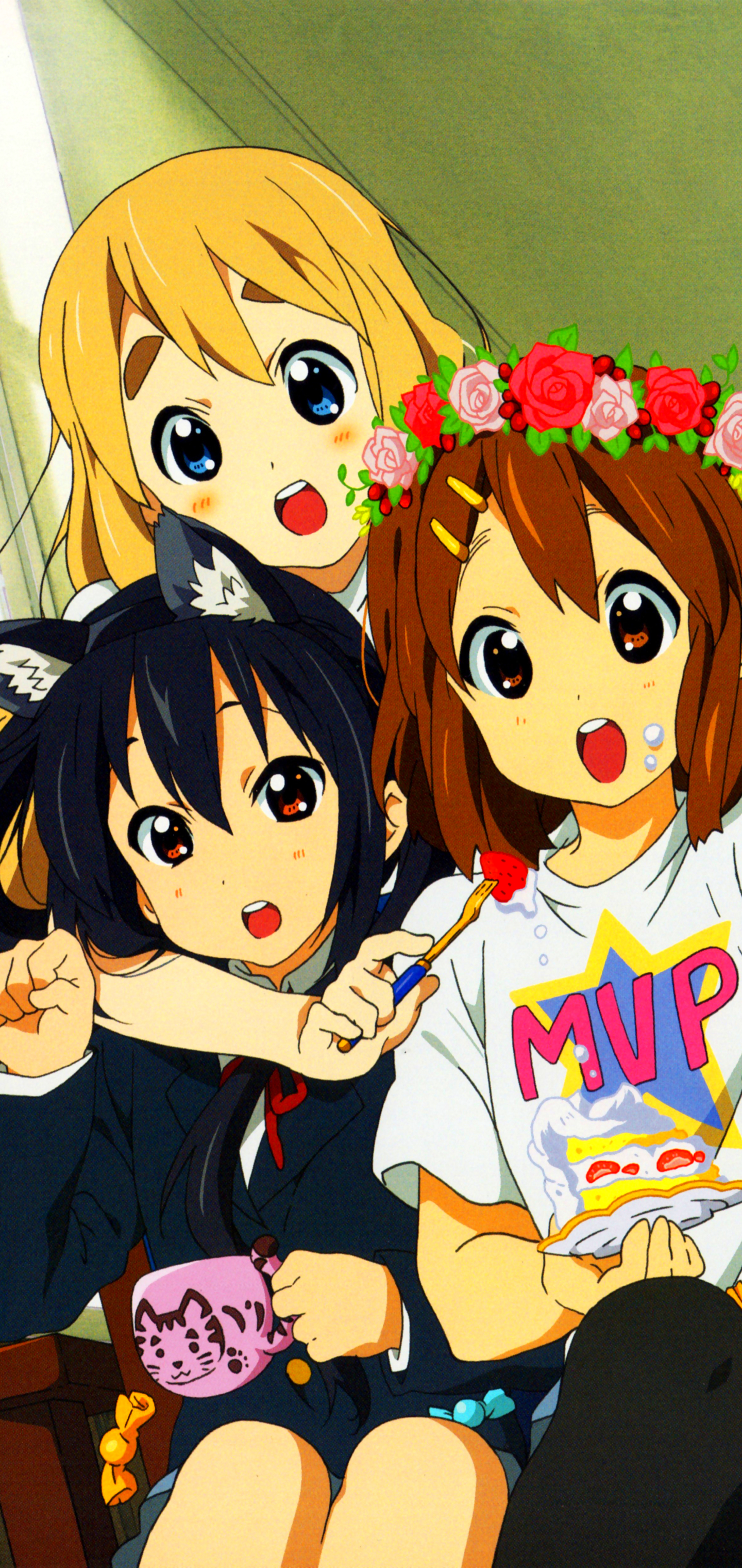 Descarga gratuita de fondo de pantalla para móvil de Animado, ¡kon!, Azusa Nakano, Tsumugi Kotobuki, Yui Hirasawa.