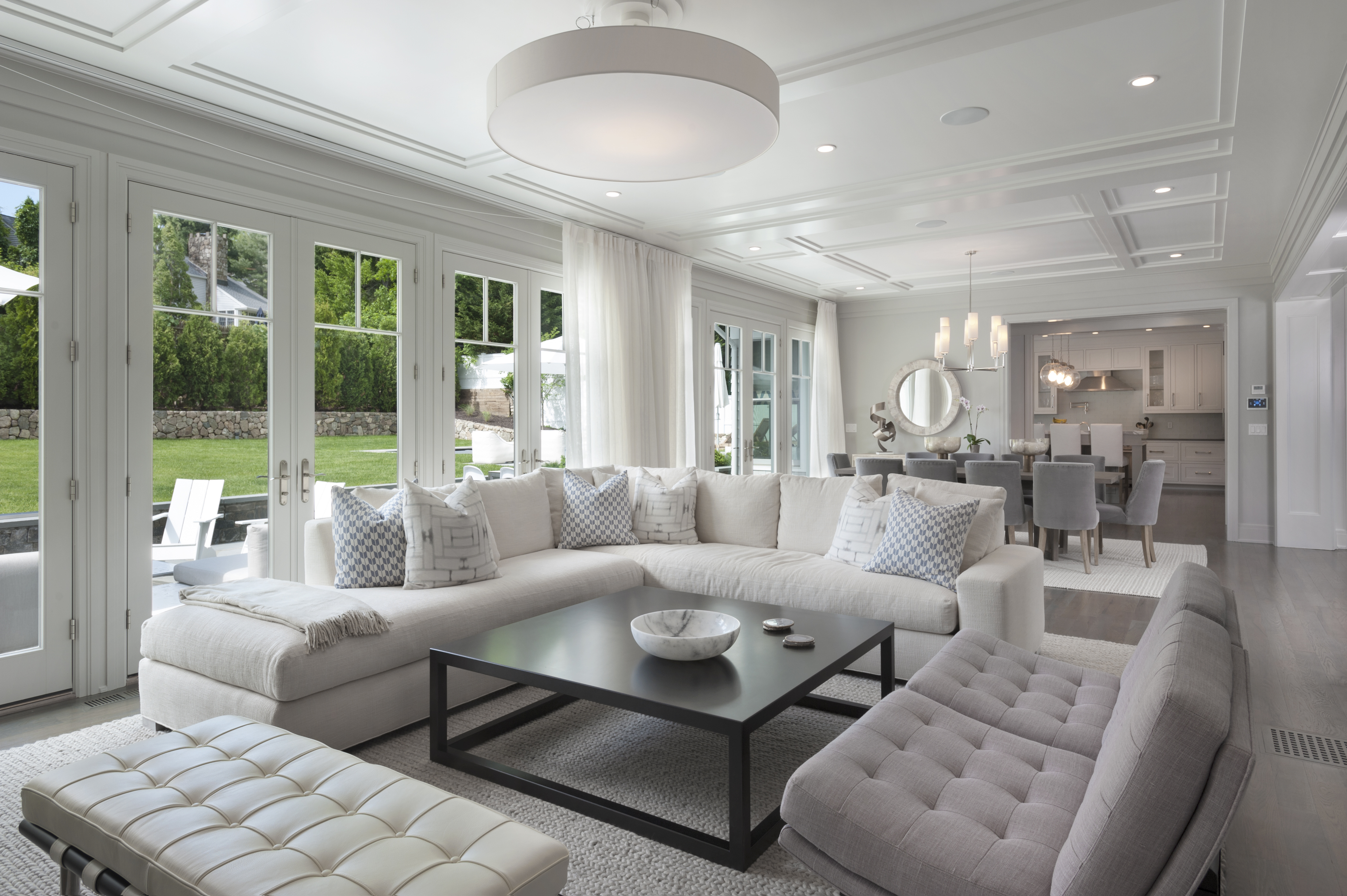 lounge, living room, table, man made, room, coffee table, cushion, door, luxury, white