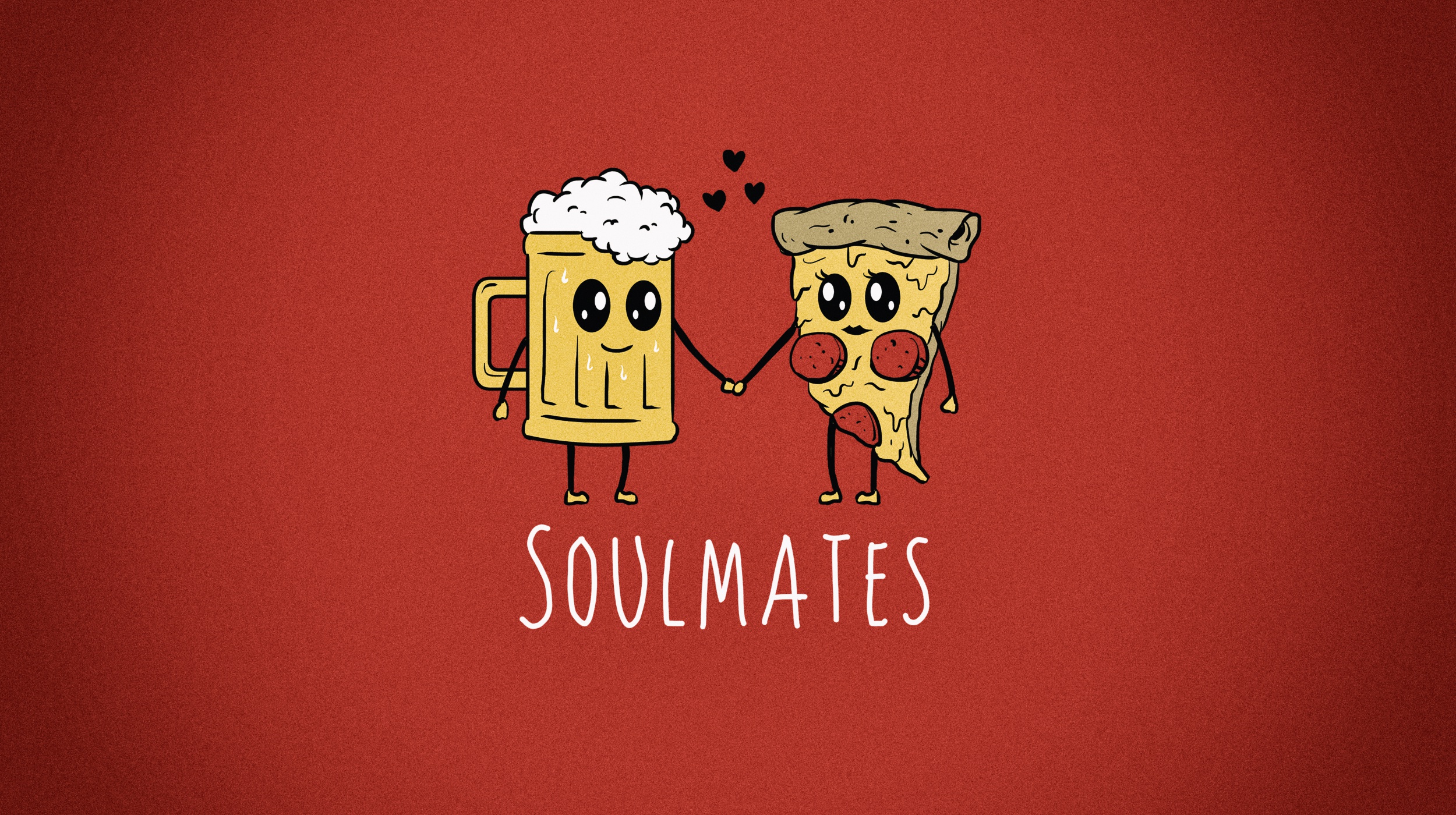 Download mobile wallpaper Food, Pizza, Beer, Humor for free.