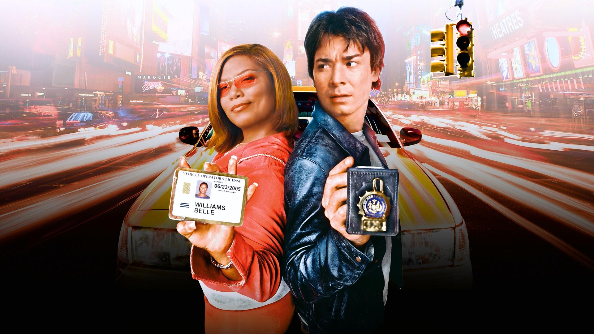 movie, taxi (2004), jimmy fallon, queen latifah