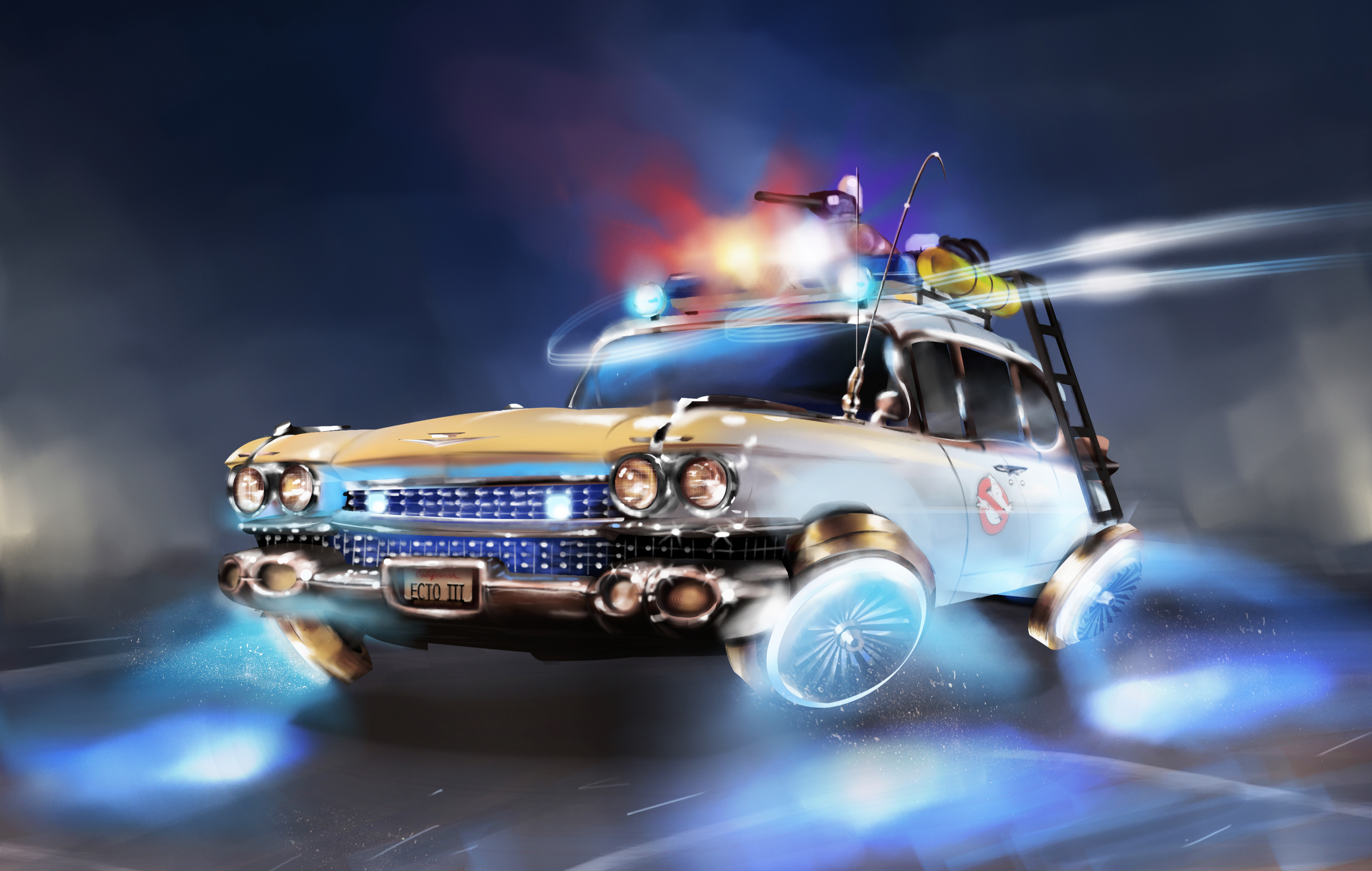 Download mobile wallpaper Ghostbusters, Car, Vehicle, Movie for free.