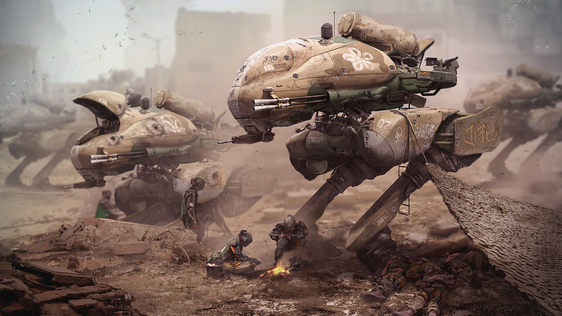 Free download wallpaper Robot, Sci Fi, Military, Soldier, Futuristic on your PC desktop