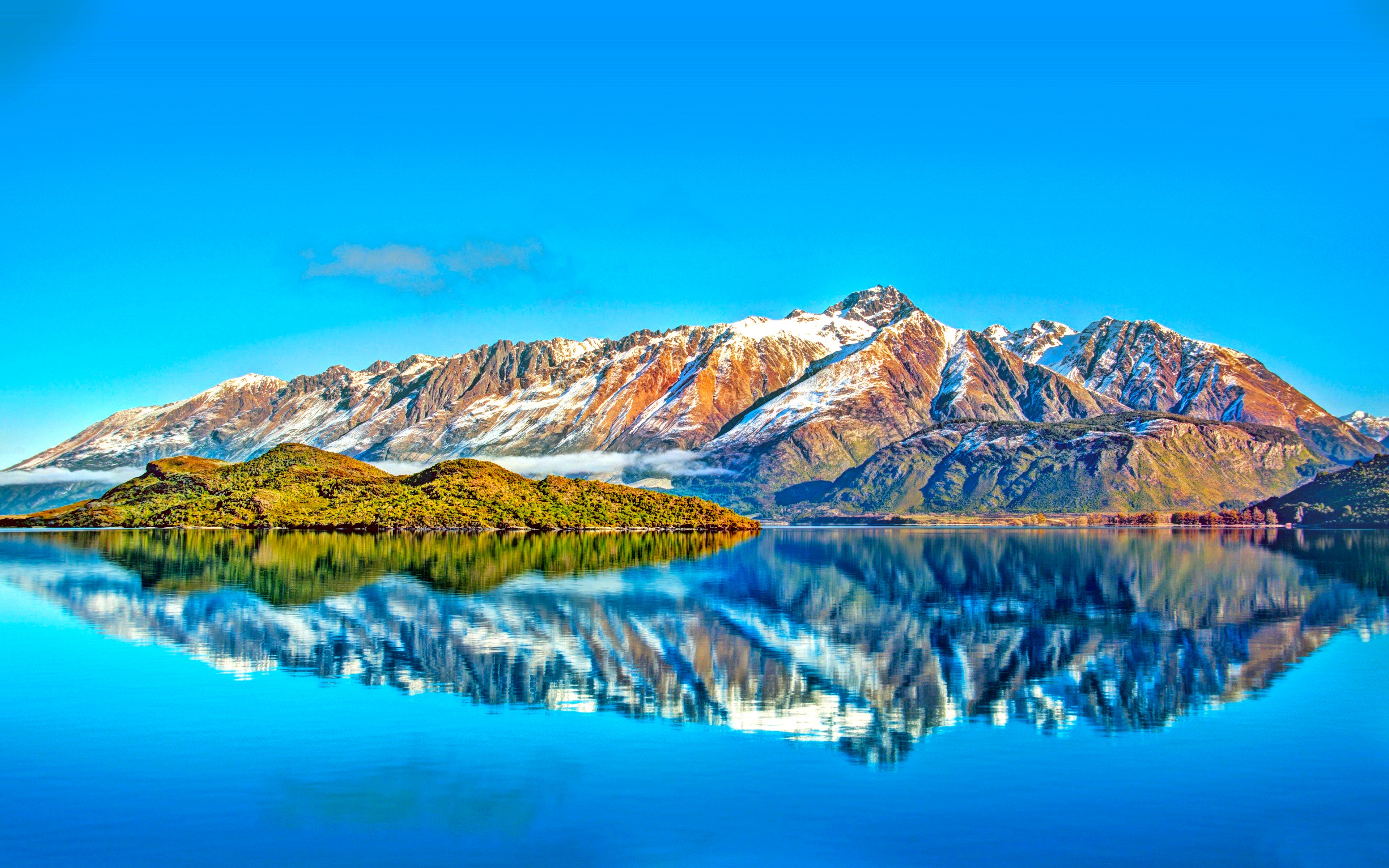 354407 télécharger le fond d'écran réflection, lac, montagne, scénique, terre/nature, lac wānaka, des lacs - économiseurs d'écran et images gratuitement
