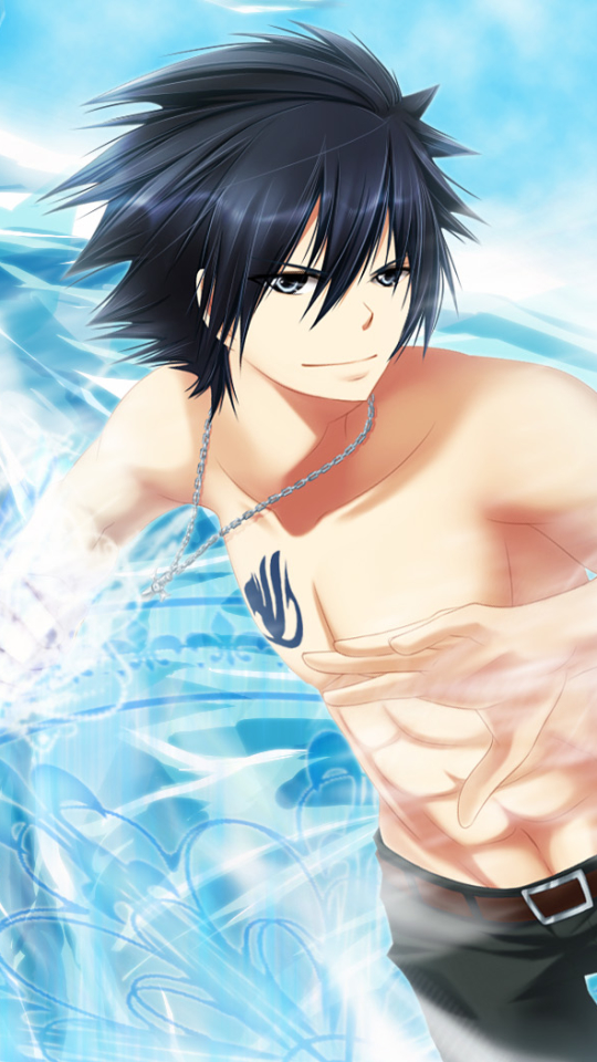 Handy-Wallpaper Animes, Fairy Tail, Grauer Fullbuster kostenlos herunterladen.