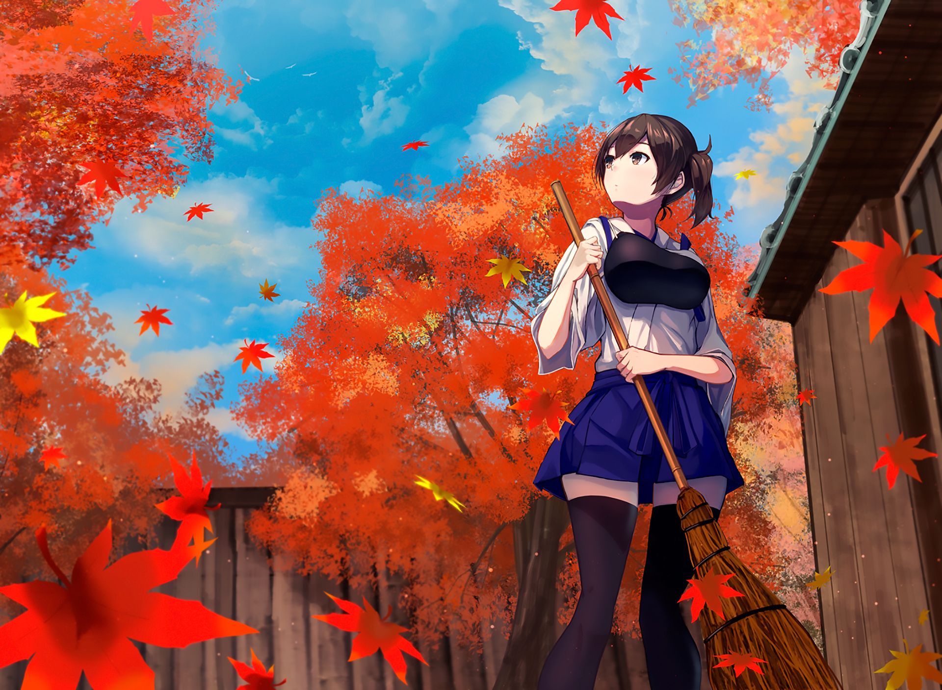 Laden Sie das Animes, Kantai Sammlung, Kaga (Kancolle)-Bild kostenlos auf Ihren PC-Desktop herunter
