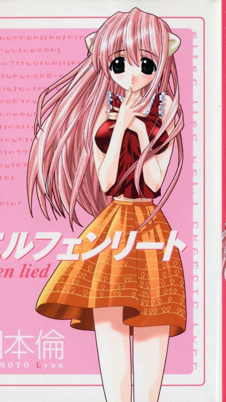Handy-Wallpaper Animes, Lucy (Elfenlied), Elfen Lied kostenlos herunterladen.
