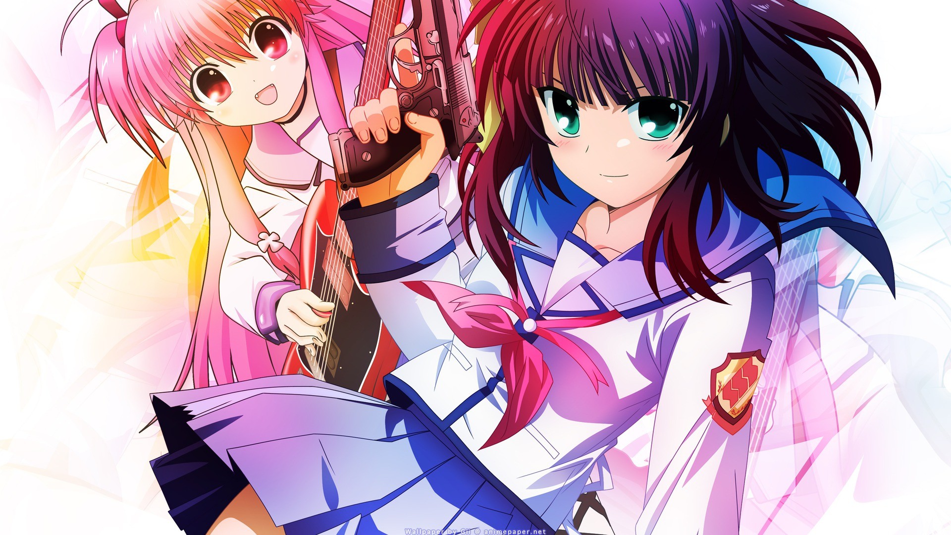 Free download wallpaper Anime, Yui (Angel Beats!), Angel Beats!, Yuri Nakamura on your PC desktop