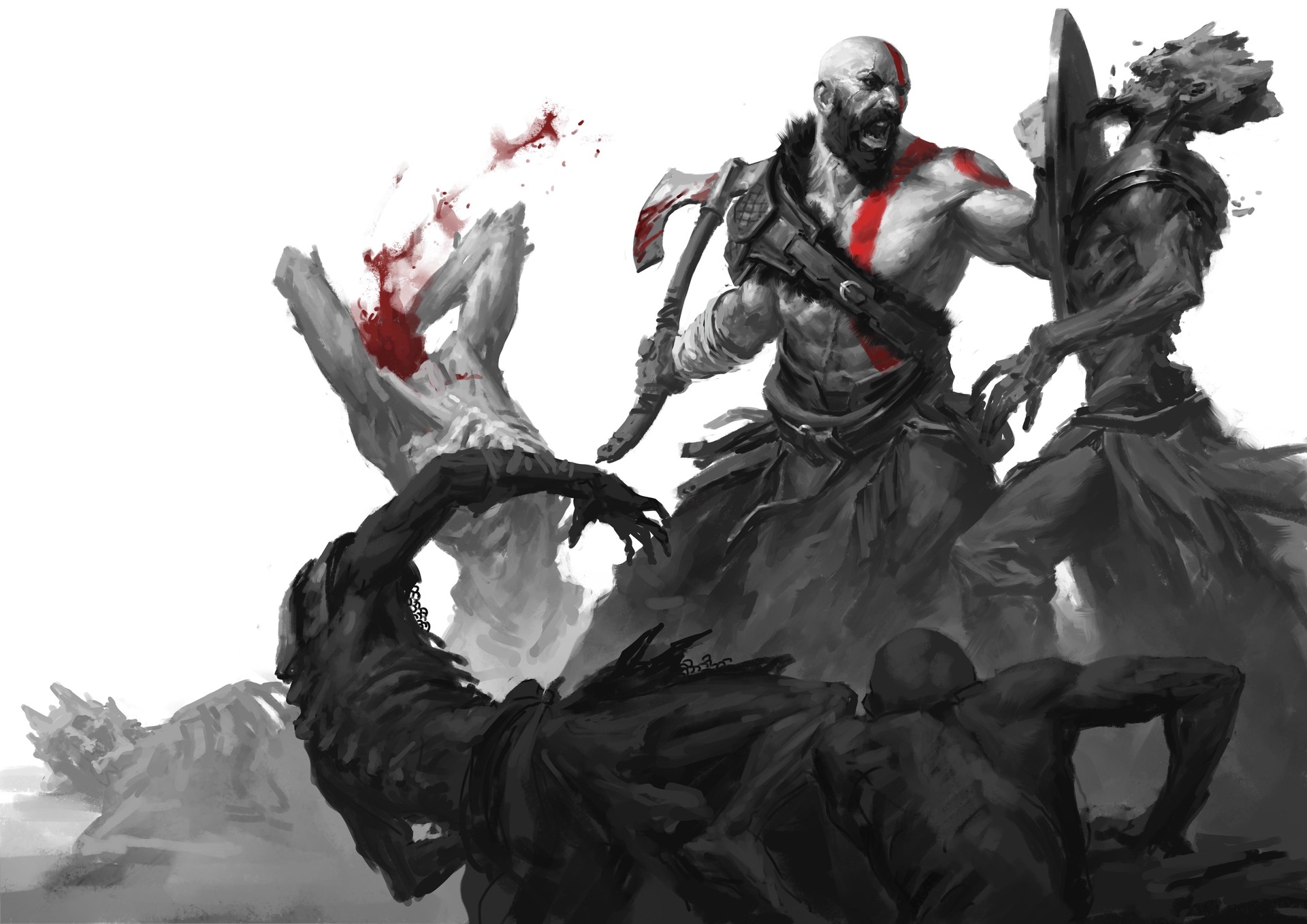 Descarga gratis la imagen God Of War, Videojuego, Kratos (Dios De La Guerra), Dios De La Guerra (2018) en el escritorio de tu PC