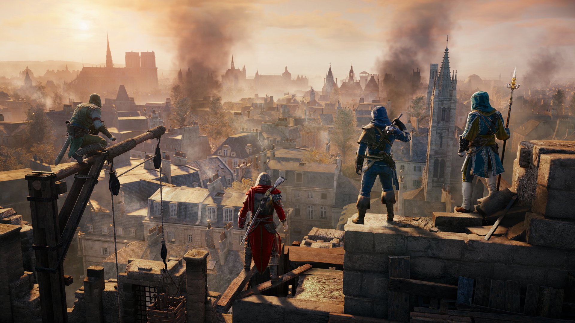 Скачати мобільні шпалери Assassin's Creed: Unity, Кредо Вбивці, Відеогра безкоштовно.